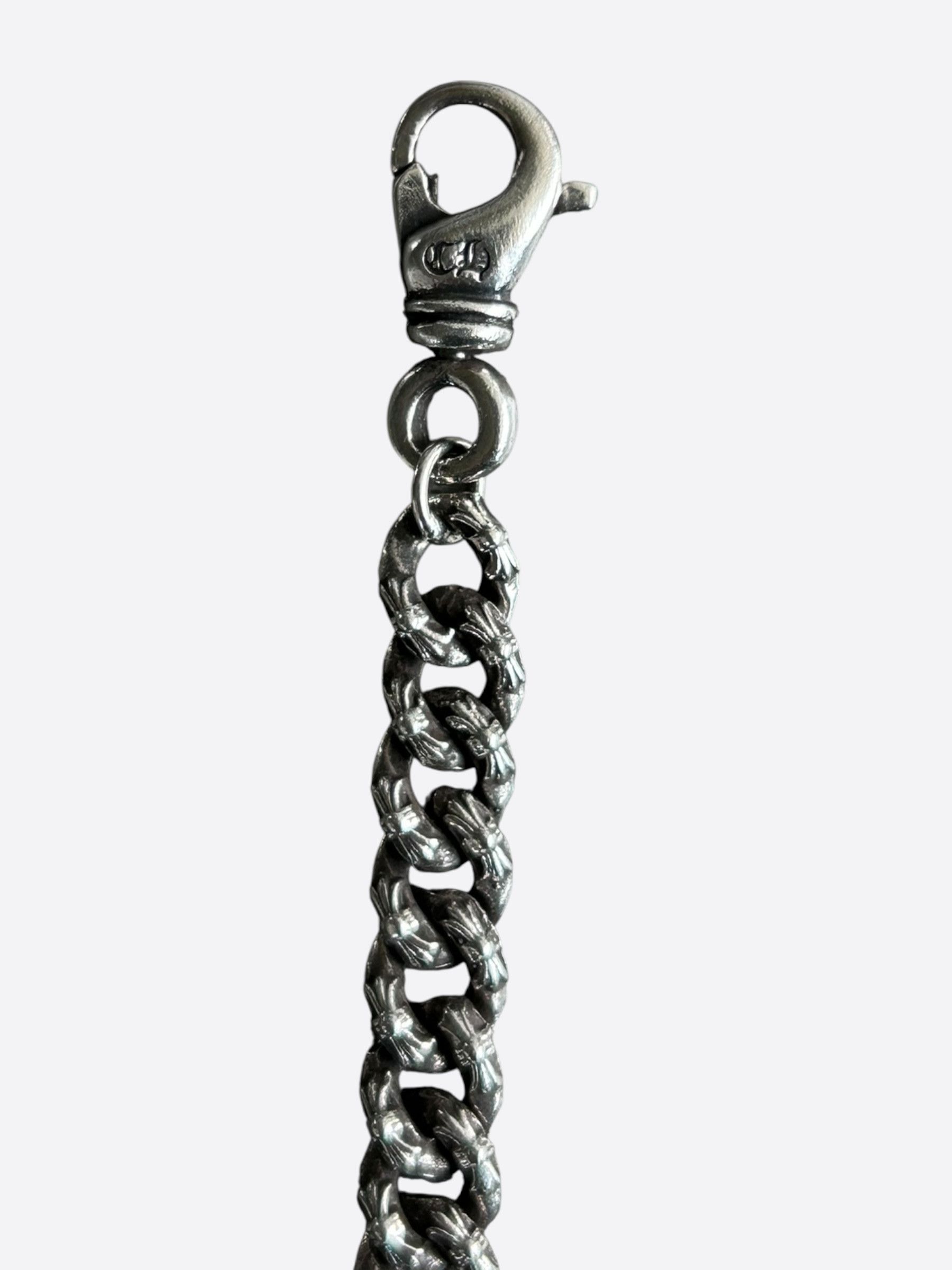 Chrome Hearts Chrome Hearts Silver Extra Fancy Mini Cuban Bracelet Size ONE SIZE - 5 Thumbnail