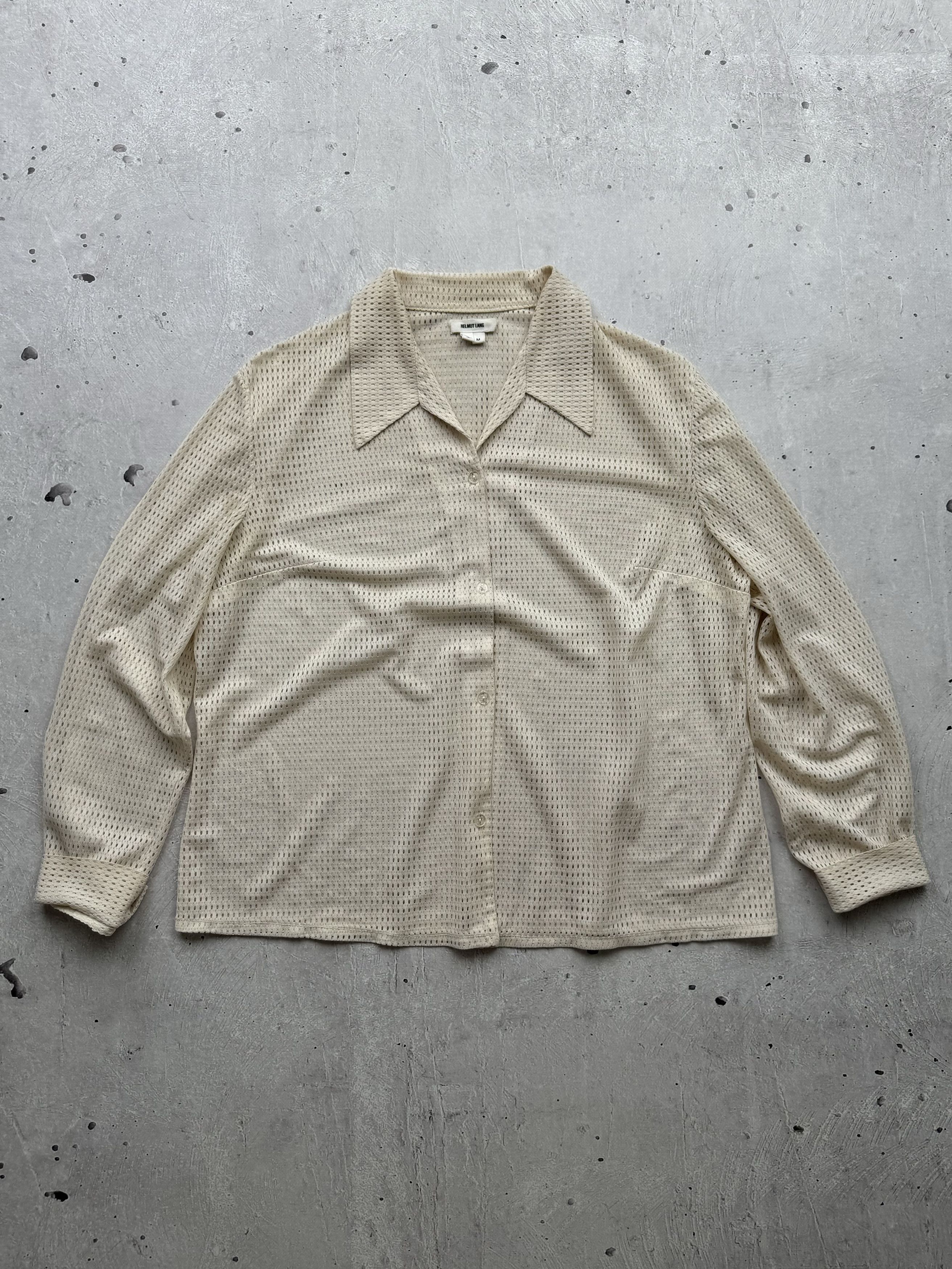 Helmut Lang Helmut Lang Vintage Mesh Shirt Size M / US 6-8 / IT 42-44 - 1 Thumbnail