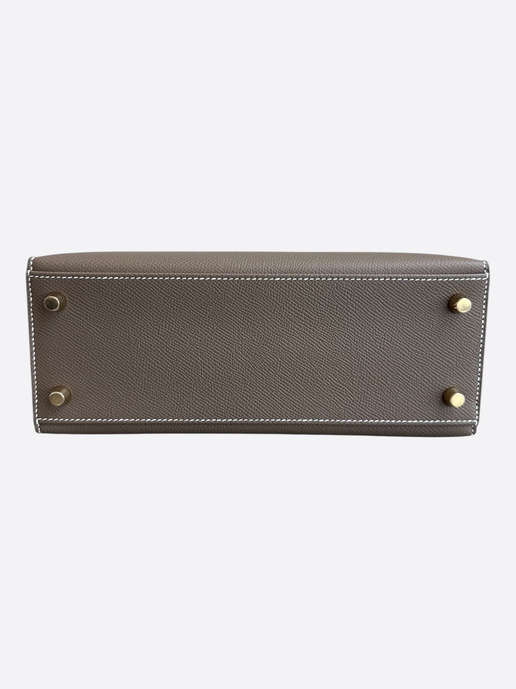 Hermes Hermes Etoupe Epsom Sellier & Gold Hardware Kelly 25 Size ONE SIZE - 5 Thumbnail