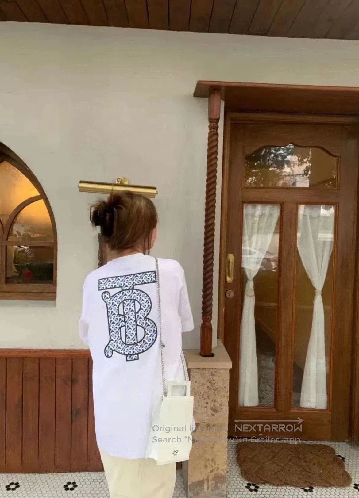 Burberry Burberry White Back Logo Short. Size US XXL / EU 58 / 5 - 8 Thumbnail