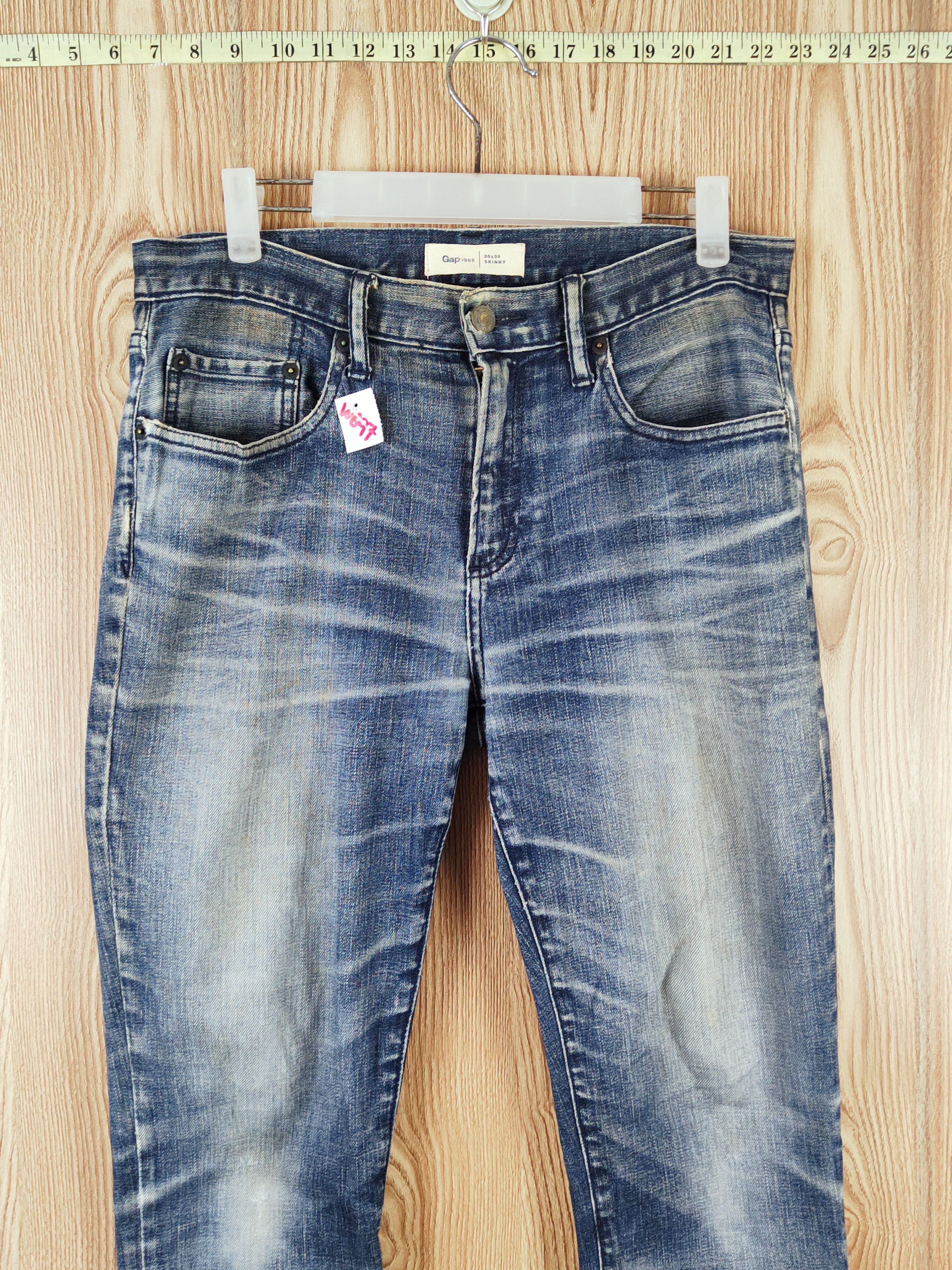 Gap Gap skinny Blue Distressed Ripped Jeans #W697 Size US 31 - 2 Thumbnail