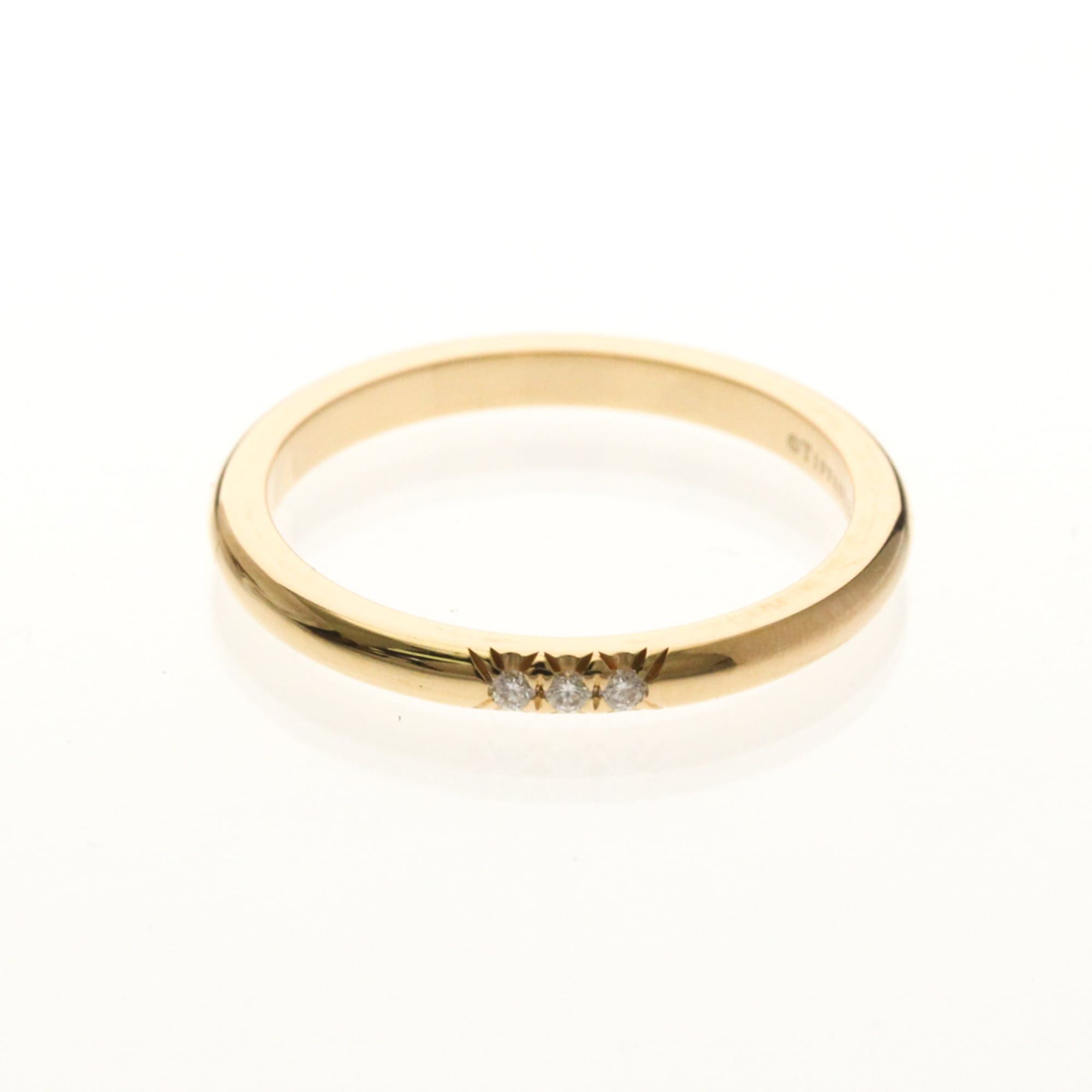 Tiffany & Co. Tiffany Forever Wedding Band Ring 3P Diamond Pink Gold (18K) Fashion Diamond Band Ring Pink Gold Size ONE SIZE - 1 Thumbnail