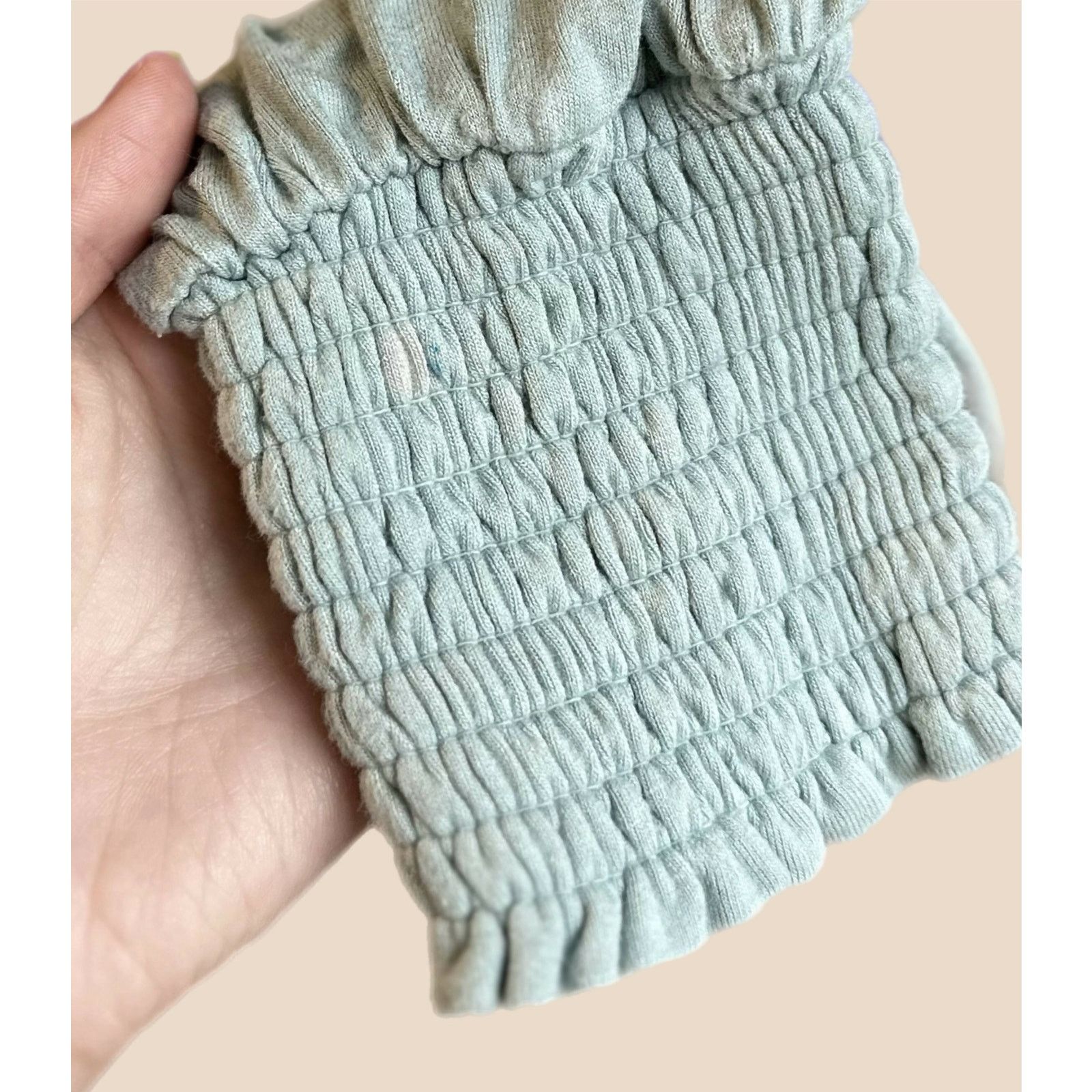 BB Dakota BB Dakota Let's Go Smocked Bodice Long Sleeve Minidress Size M / US 6-8 / IT 42-44 - 4 Thumbnail