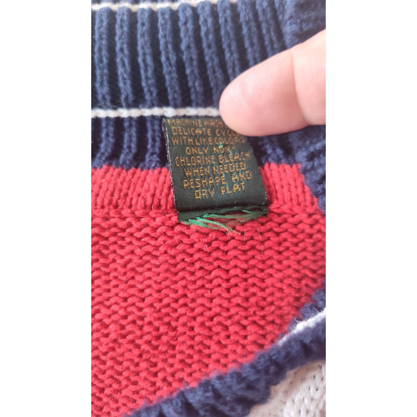 Royal Robbins Rare Vintage Robinsons V Neck Sweater Jumper Red Medium 80s Size US M / EU 48-50 / 2 - 9 Thumbnail