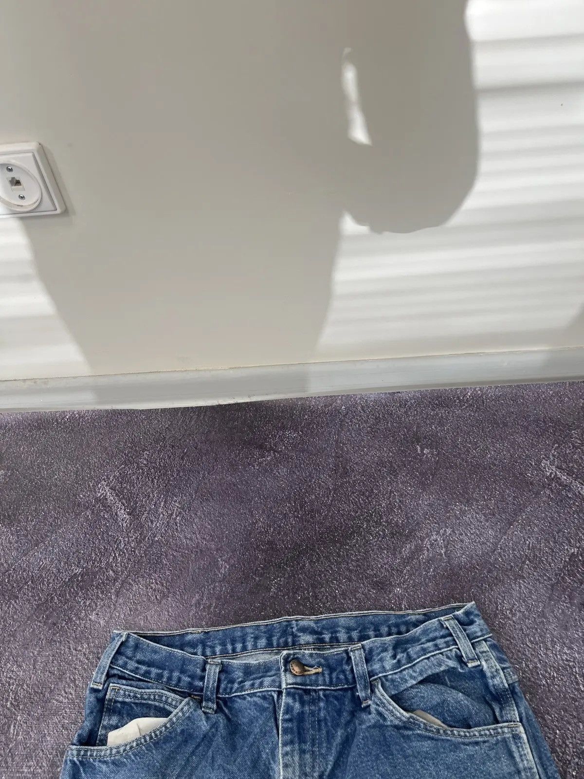 Dickies × Vintage Vintage Dickies USA Faded Blue Work Denim Hype Baggy Jeans Size US 33 - 12 Thumbnail