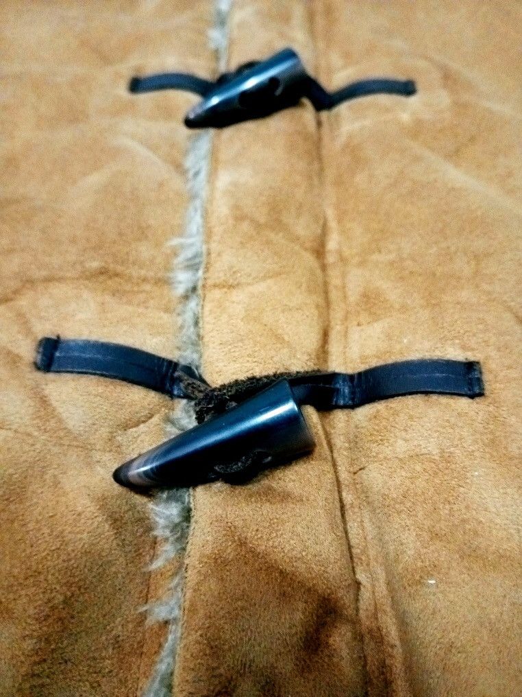 Issey Miyake A01 Rare-Balance Wear Design Velvet Duffle Coat Size US L / EU 52-54 / 3 - 10 Thumbnail