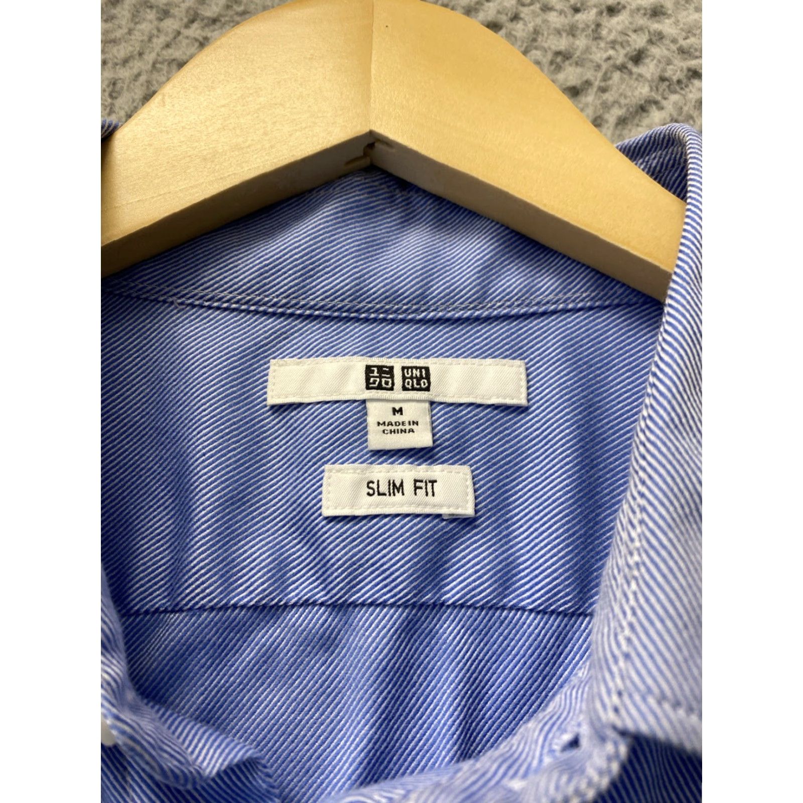 Uniqlo Uniqlo Jil Sander/J+ Blue Flannel Button Jacket M Slim Minimalist Mens Size US M / EU 48-50 / 2 - 2 Thumbnail