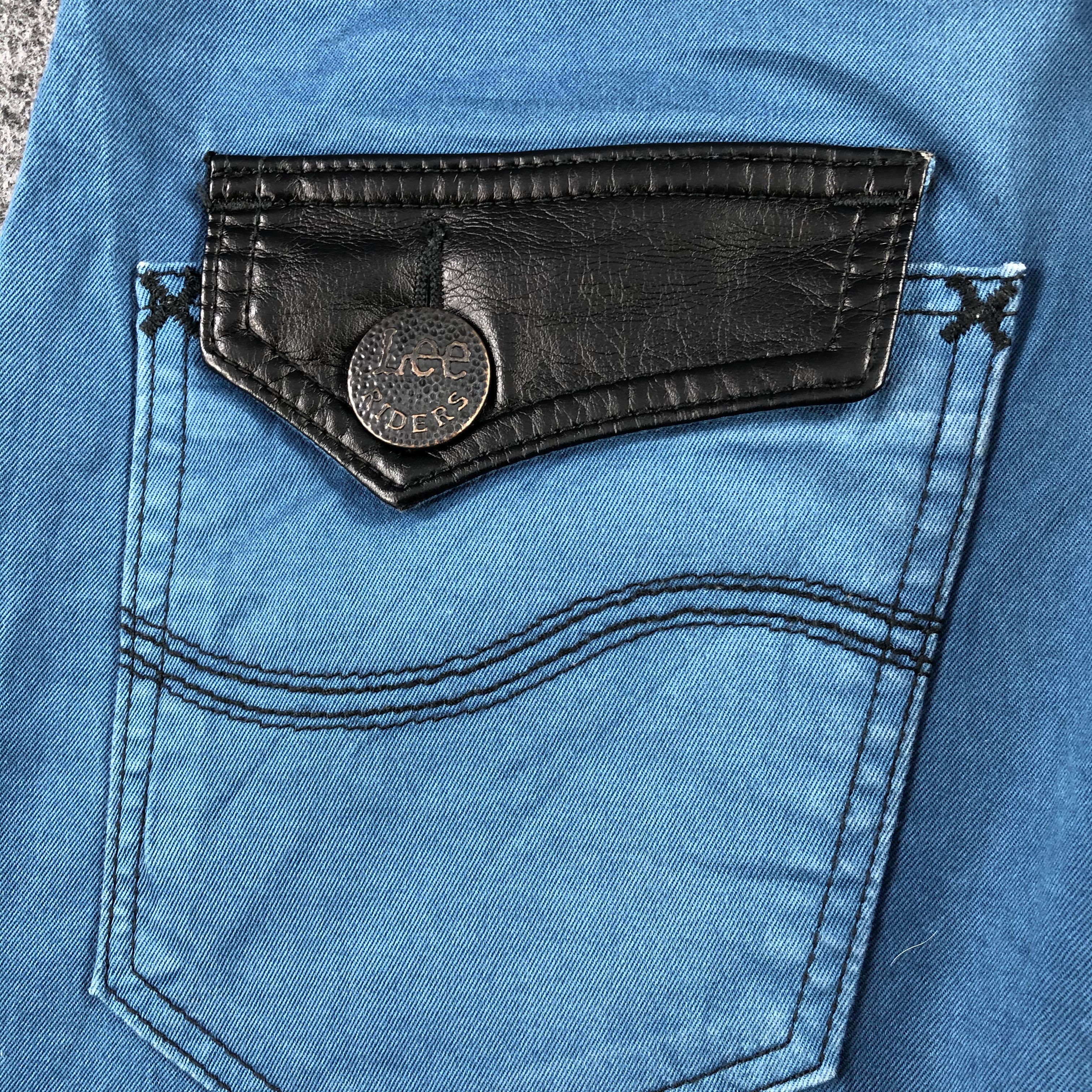 Lee Vintage Blue Wash Lee Jeans-J1817 Size US 34 / EU 50 - 7 Thumbnail