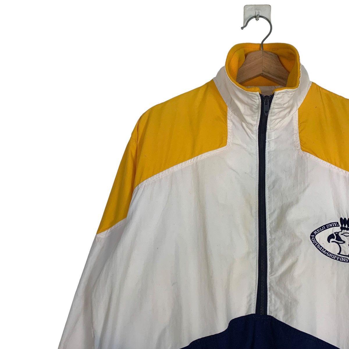 Delong Meiji University Football Griffins Half Zip Jacket #0598-C28 Size US L / EU 52-54 / 3 - 3 Thumbnail