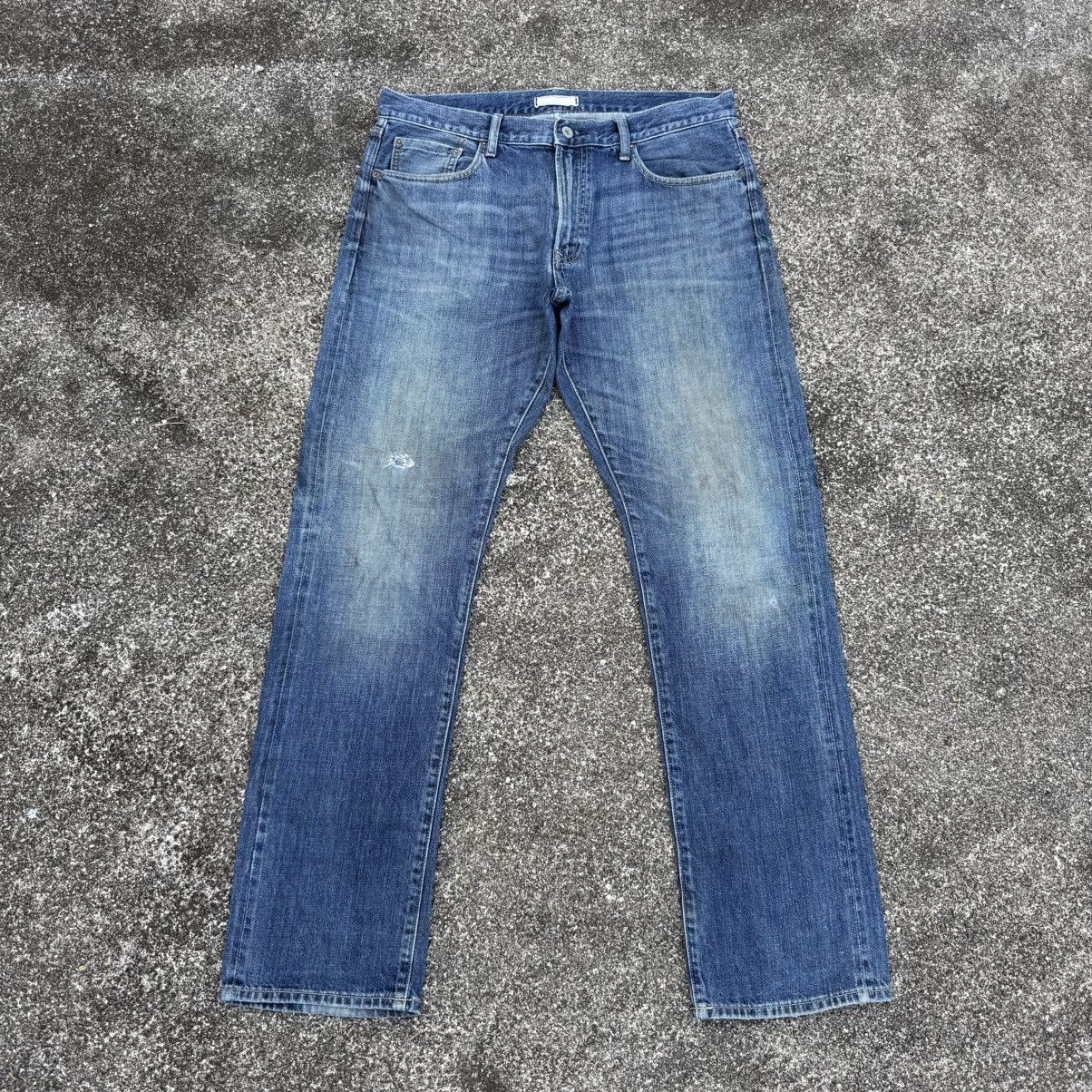 Japanese Brand VINTAGE JAPANESE SELVEGE DENIM FADED JEANS PANTS Size US 36 / EU 52 - 1 Thumbnail