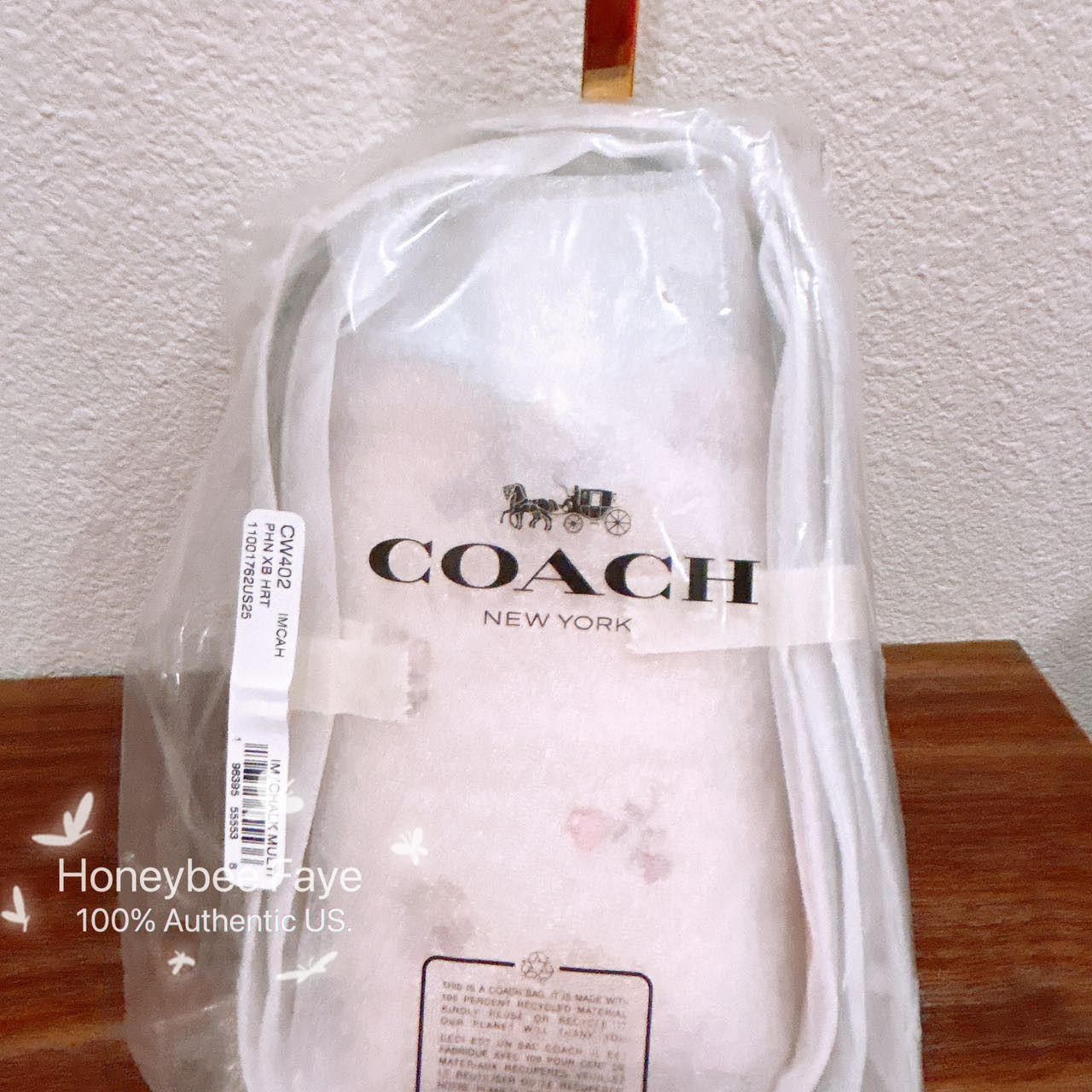 Coach Phone Crossbody Bag With Heart Print CW402 Size ONE SIZE - 7 Thumbnail