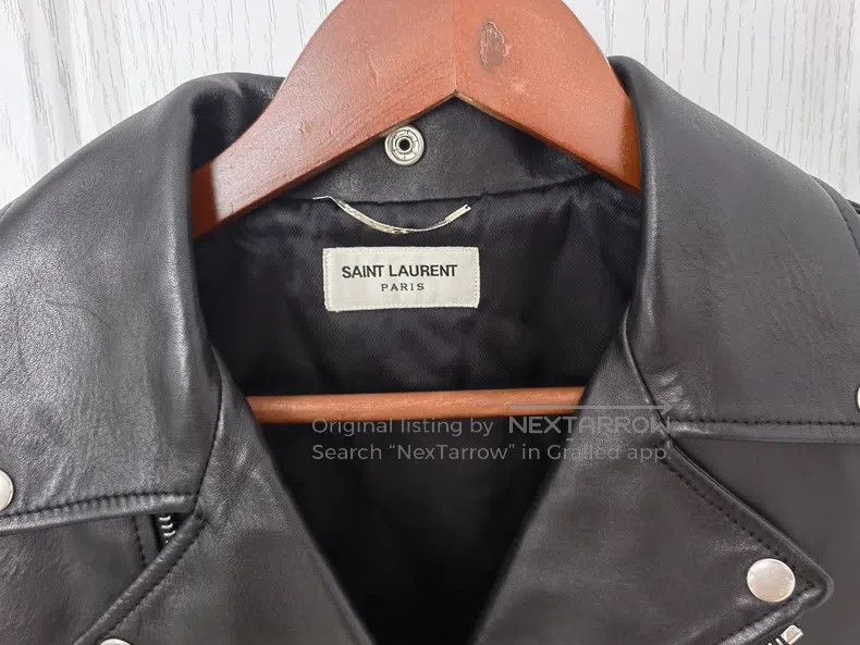Saint Laurent Paris Saint Laurent Paris Solid Color Zip-Up Classic Long Sleeve Size US M / EU 48-50 / 2 - 7 Thumbnail