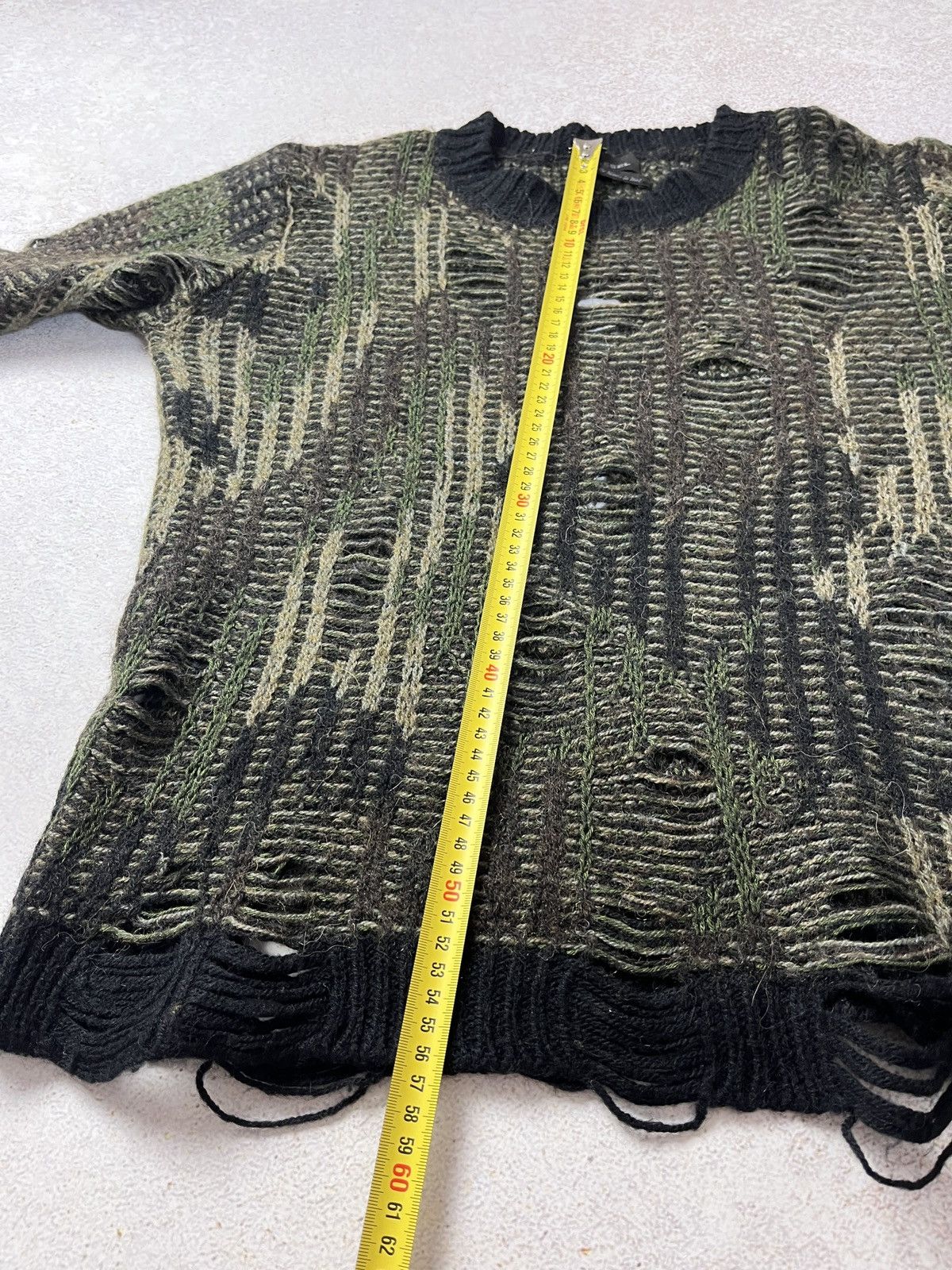 Diesel Diesel Distressed Camo Mutant Sweater Size US M / EU 48-50 / 2 - 10 Thumbnail