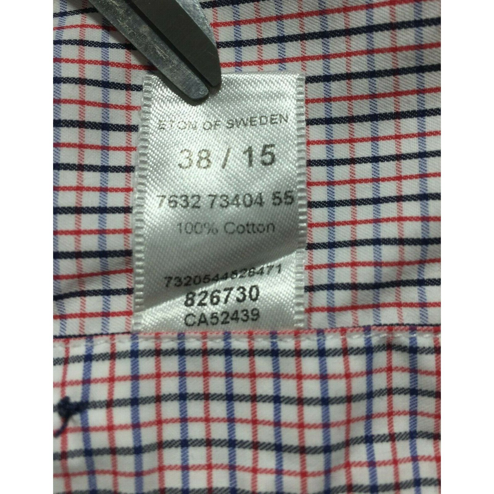 Eton Eton Of Sweden Men's Contemporary Cotton Dress Shirt Size 15 Size US S / EU 44-46 / 1 - 3 Thumbnail