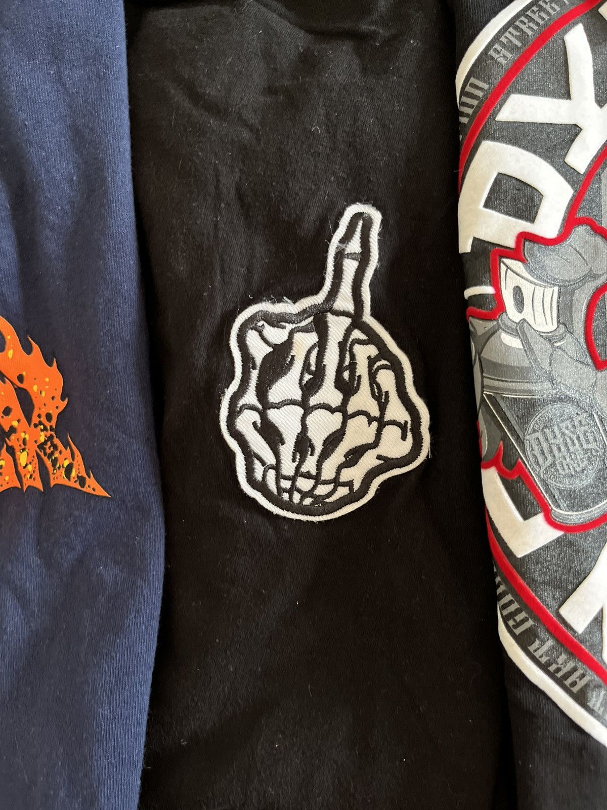 Thrasher 3 shirt y2k bundle dyse one thrasher hell ride skull md Size US M / EU 48-50 / 2 - 6 Thumbnail