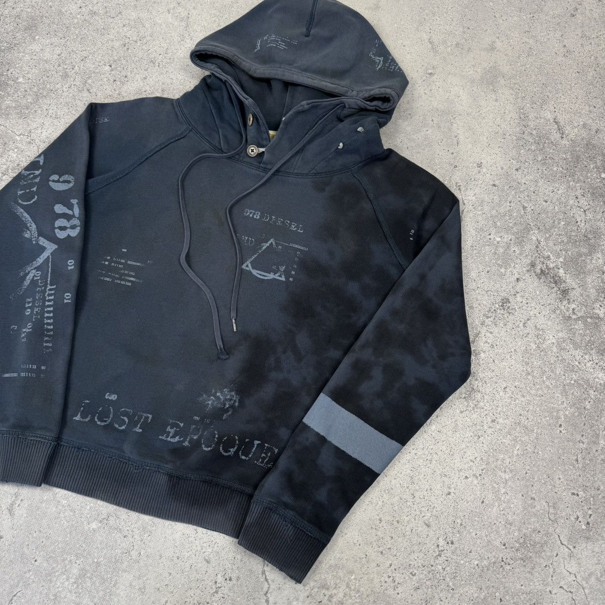 Diesel × Vintage Vintage Diesel Y2K Crazy Hoodie Size US M / EU 48-50 / 2 - 4 Thumbnail
