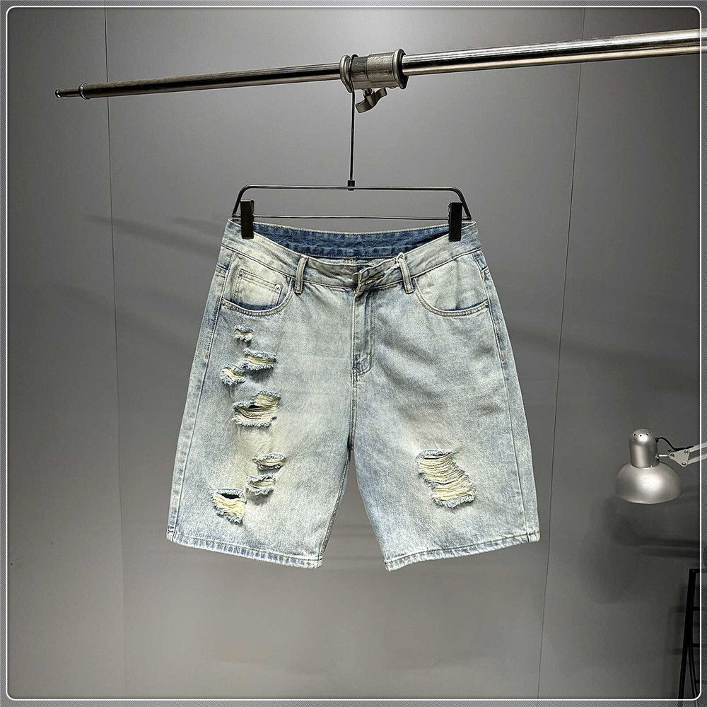 Japanese Brand × Vintage Vintage Ripped Denim Jorts Size US 37 - 6 Thumbnail