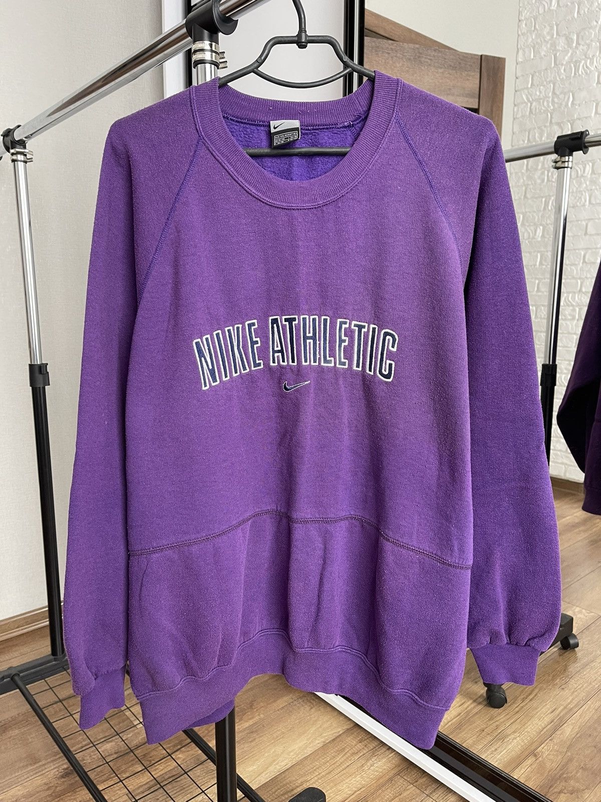 Nike Nike Athletic Vintage Sweatshirt Crewneck Big Logo 90s Size US XXL / EU 58 / 5 - 1 Thumbnail