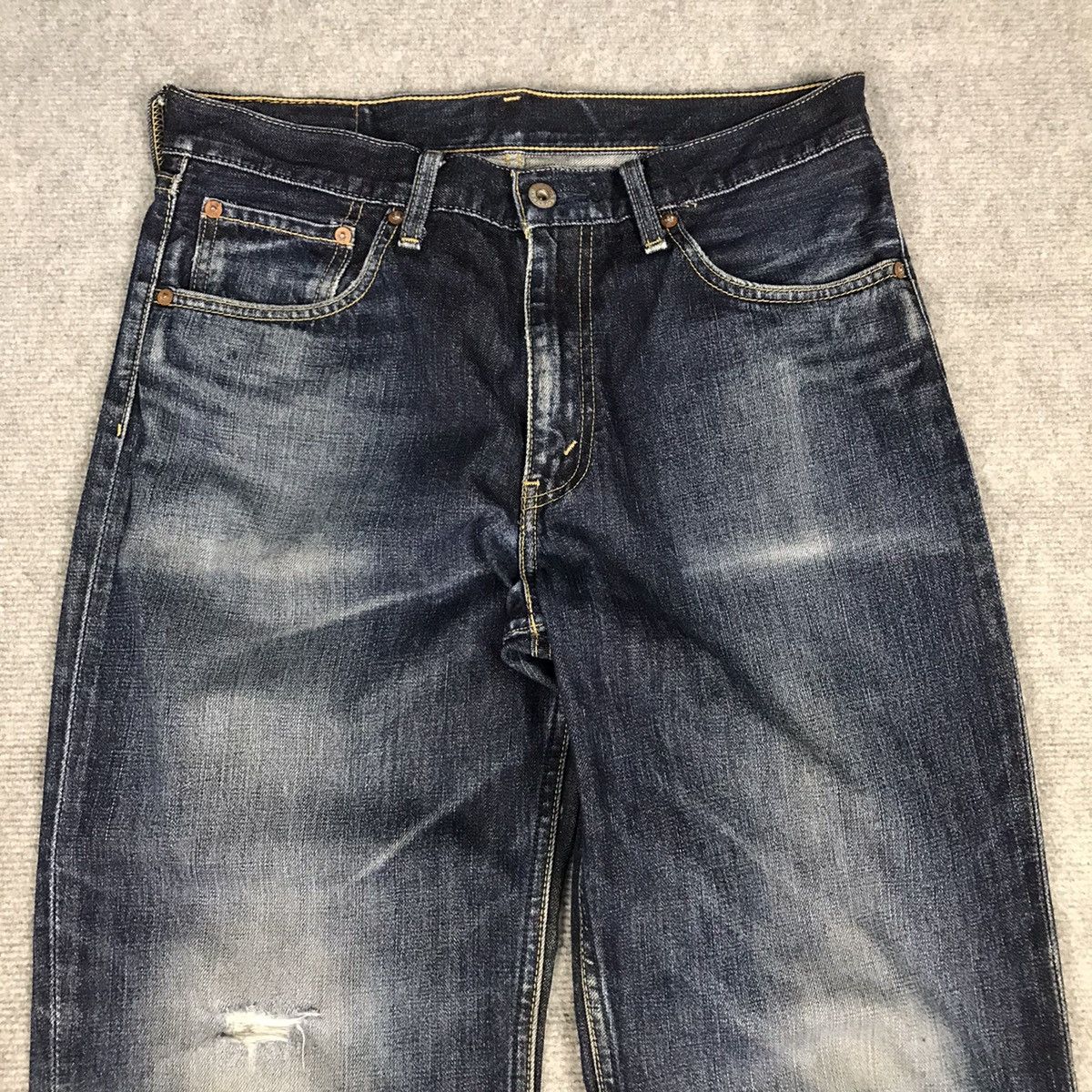 Levi's Vintage Clothing Levis Distressed denim blue jeans pants Size US 31 - 4 Thumbnail