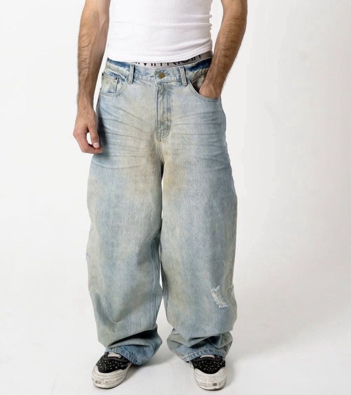 Other Hidden Season Baggy Dirty Denim Size US 30 / EU 46 - 5 Thumbnail