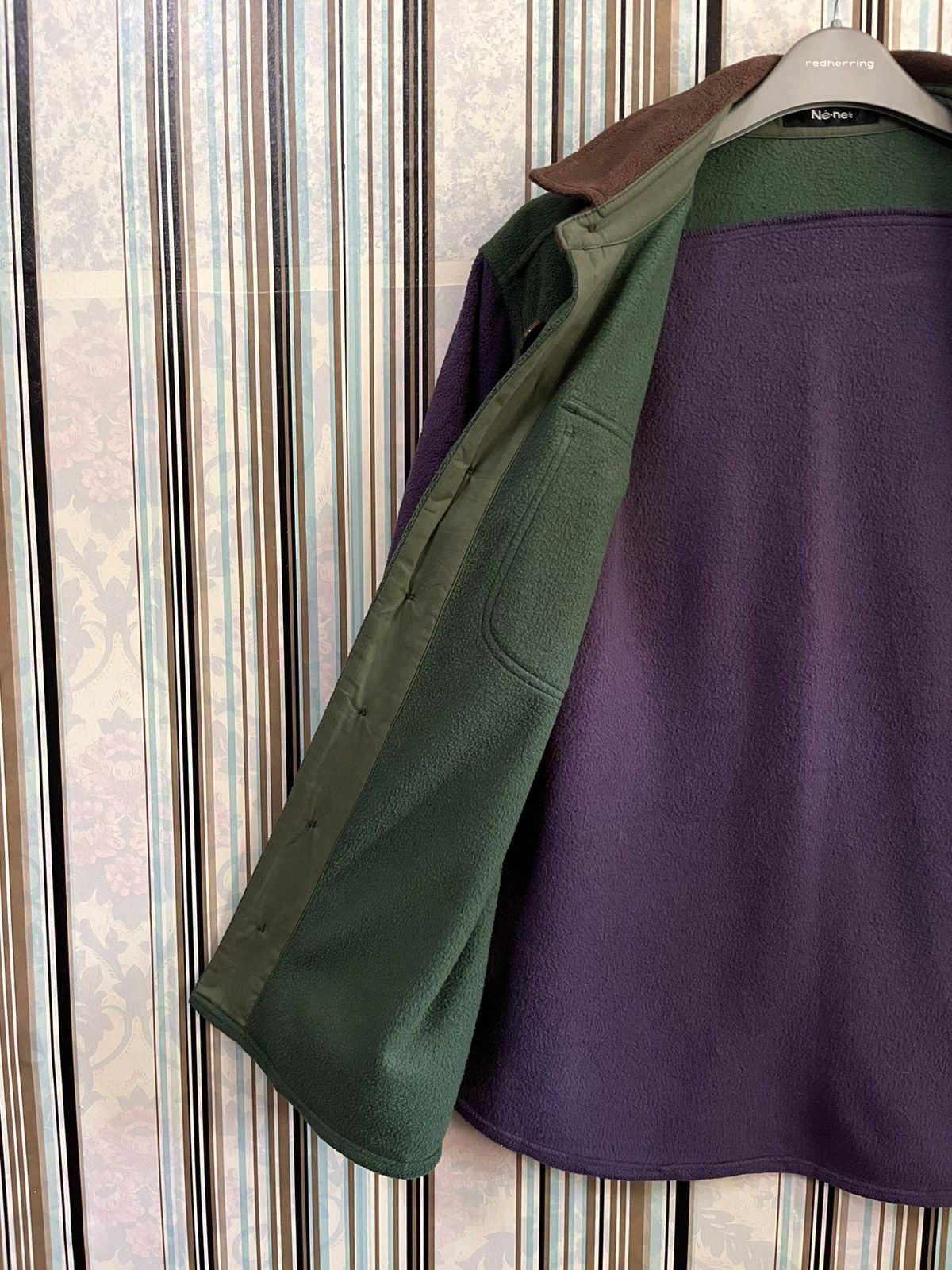 Ne-Net FW18 issey design fleece embroidered cross colour #D4 Size US M / EU 48-50 / 2 - 6 Thumbnail