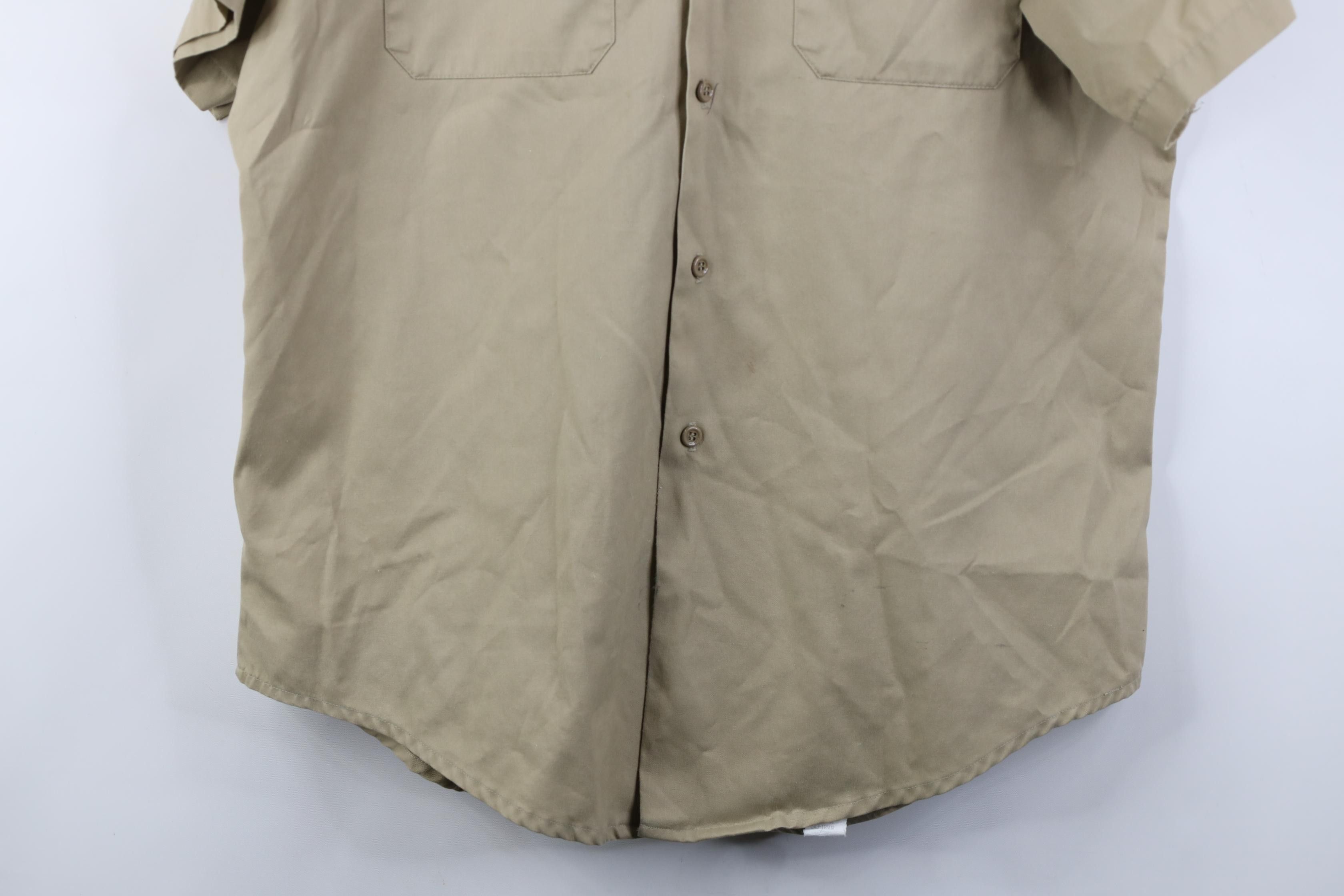 Vintage Vintage 80s 90s Big Mac Workwear Mechanic Button Shirt USA Size US L / EU 52-54 / 3 - 3 Thumbnail