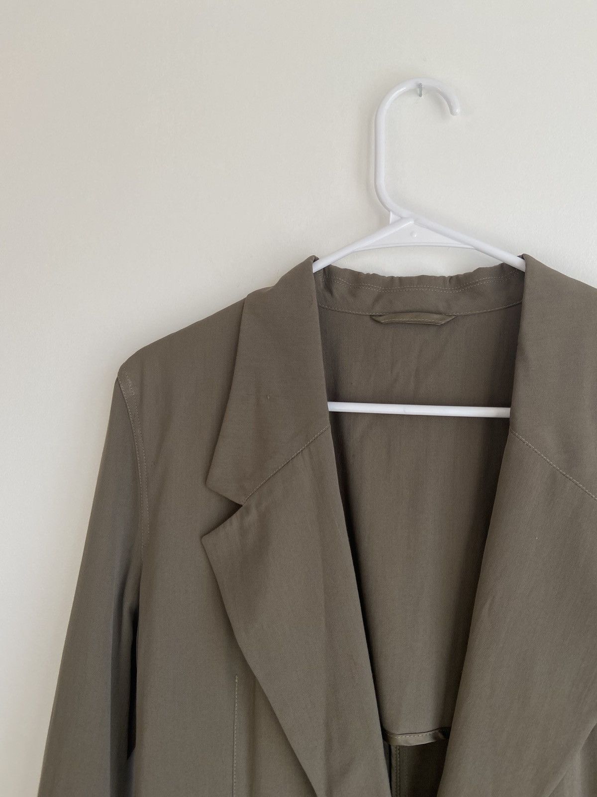 Versace Vintage Versace Khaki Blazer Size XS / US 0-2 / IT 36-38 - 4 Thumbnail