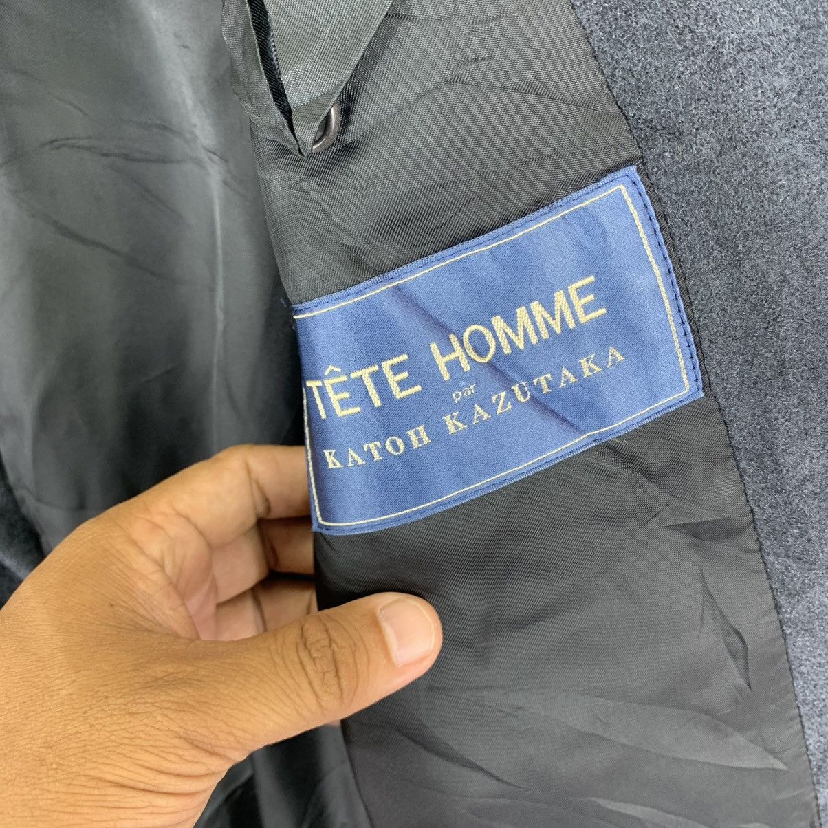 Tete Homme VINTAGE TETE HOMME KATOH KAZUTAKA COAT BLAZER Size US S / EU 44-46 / 1 - 3 Thumbnail