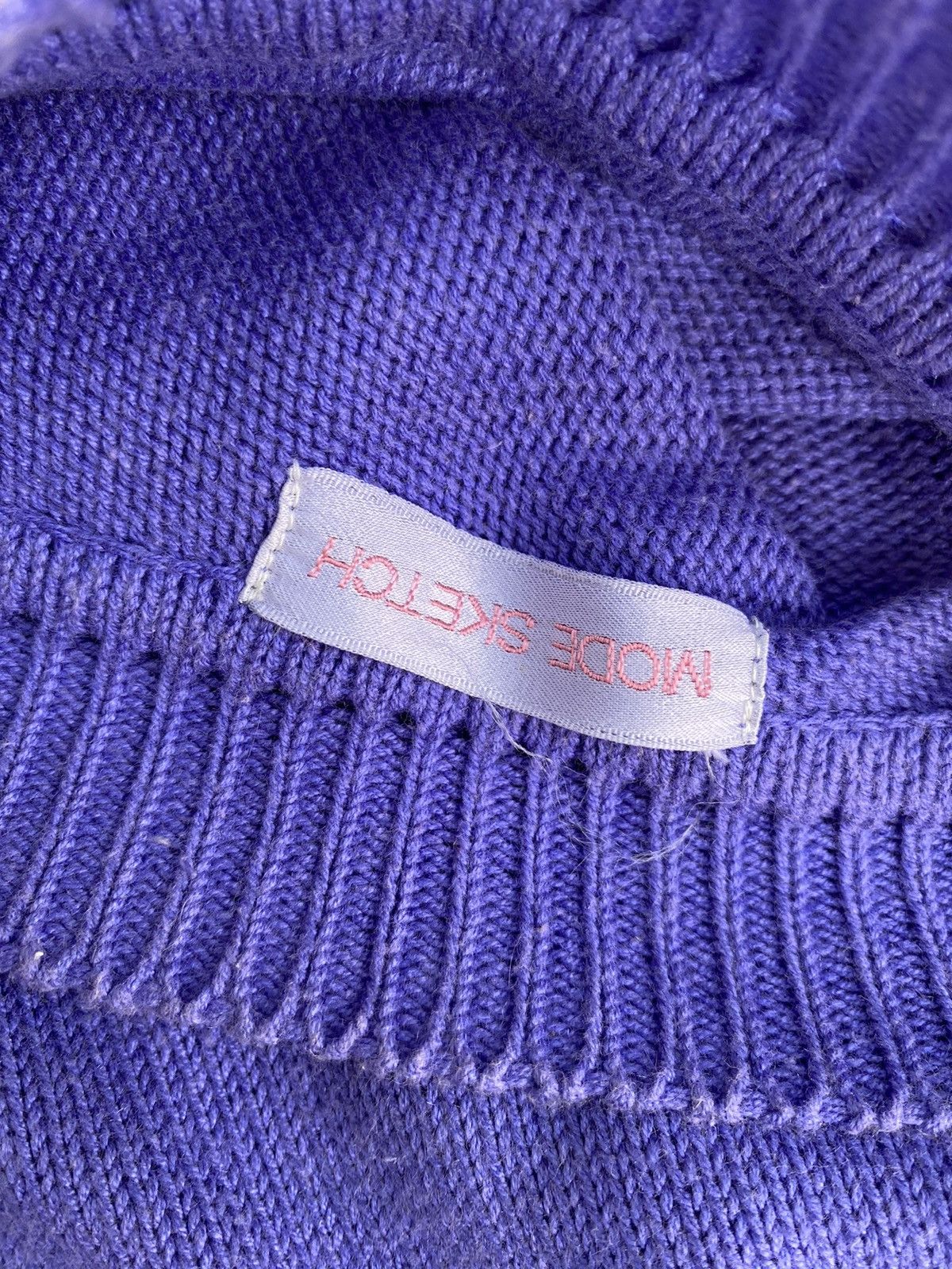 Japanese Brand × Vintage Vtg Mode Sketch Knitwear Size M / US 6-8 / IT 42-44 - 7 Thumbnail