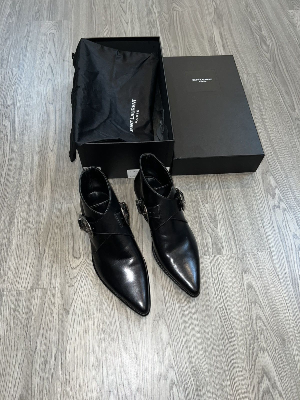 Hedi Slimane Saint Laurent Western Boots Ss14 Size US 6 / EU 39 - 3 Thumbnail