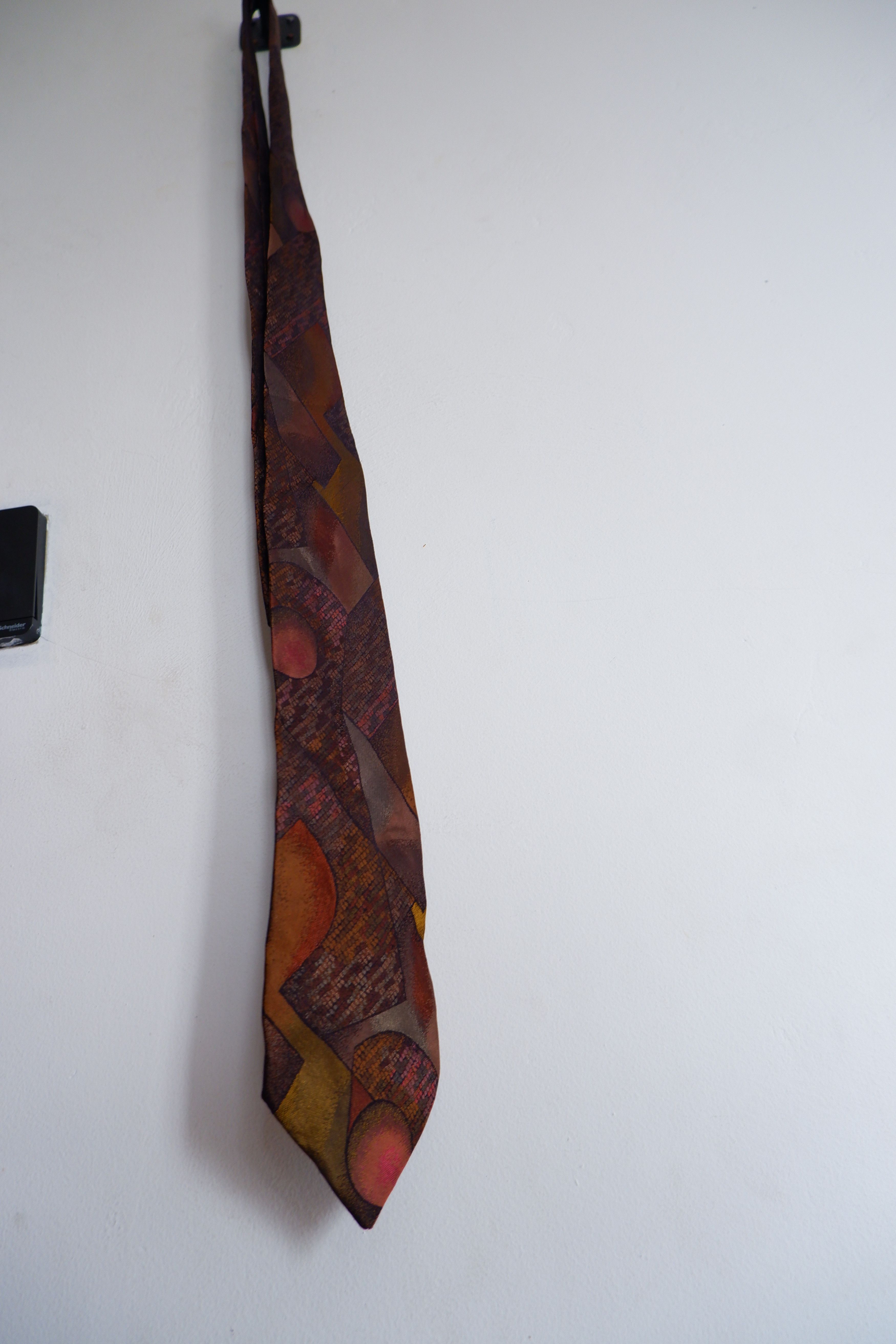 Tete Homme Vintage TETE HOMME Jacquard Silk Tie Size ONE SIZE - 3 Thumbnail