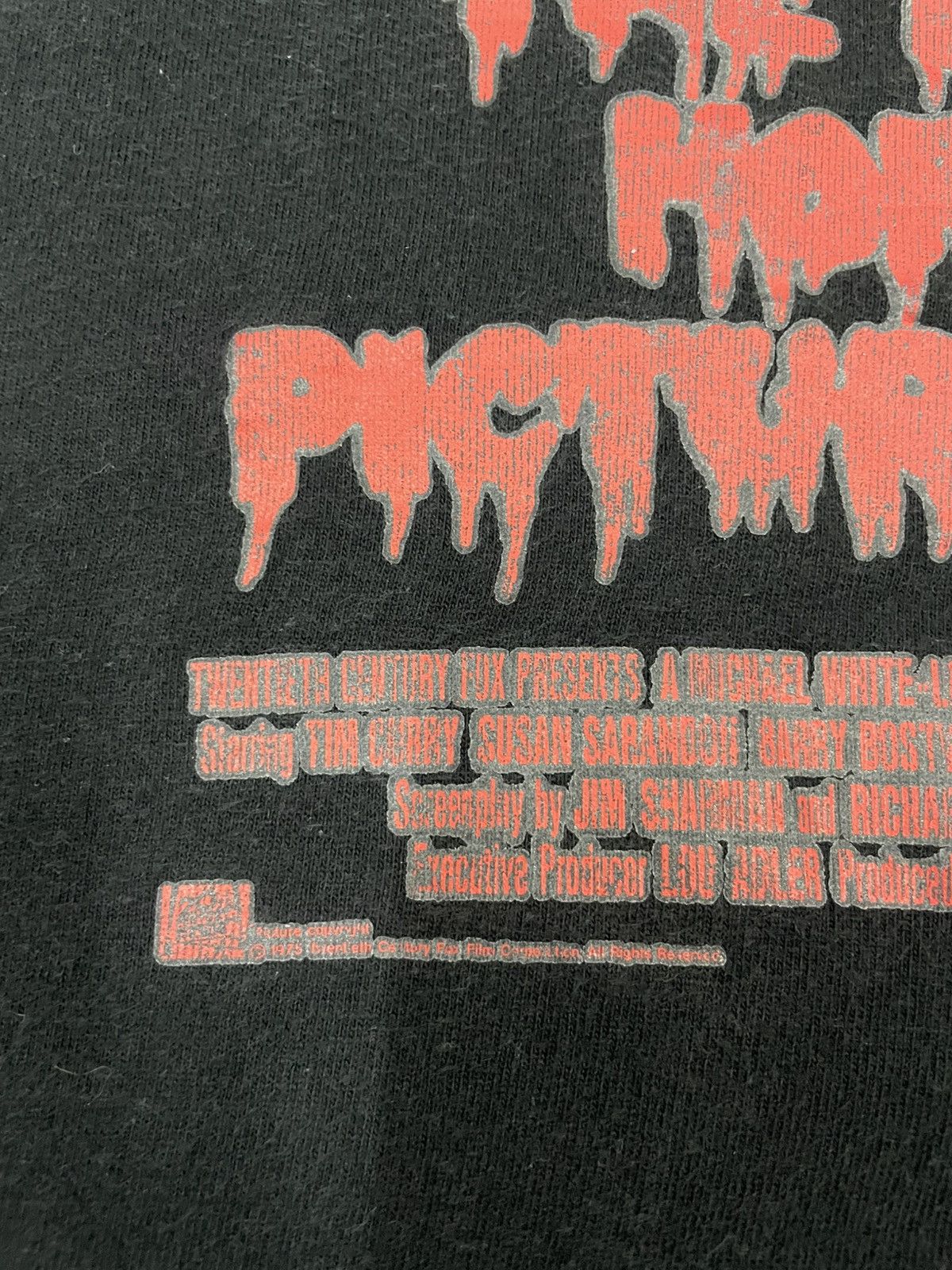Vintage Vtg 90s The Rocky Horror Picture Show 1975 Tee Size US L / EU 52-54 / 3 - 3 Thumbnail