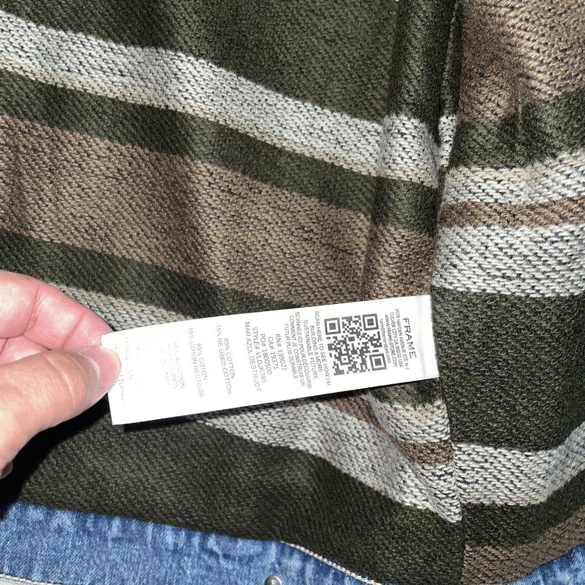 Frame Frame Type 2 Distressed Denim Jacket Blanket Lined Size US S / EU 44-46 / 1 - 11 Thumbnail