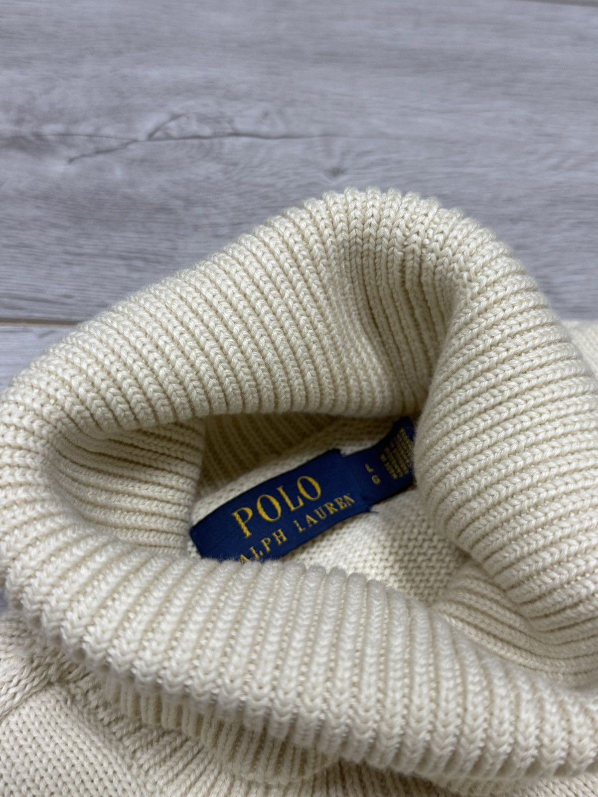 Polo Ralph Lauren POLO Ralph Lauren vintage sweater turtle neck knittef Size US L / EU 52-54 / 3 - 5 Thumbnail