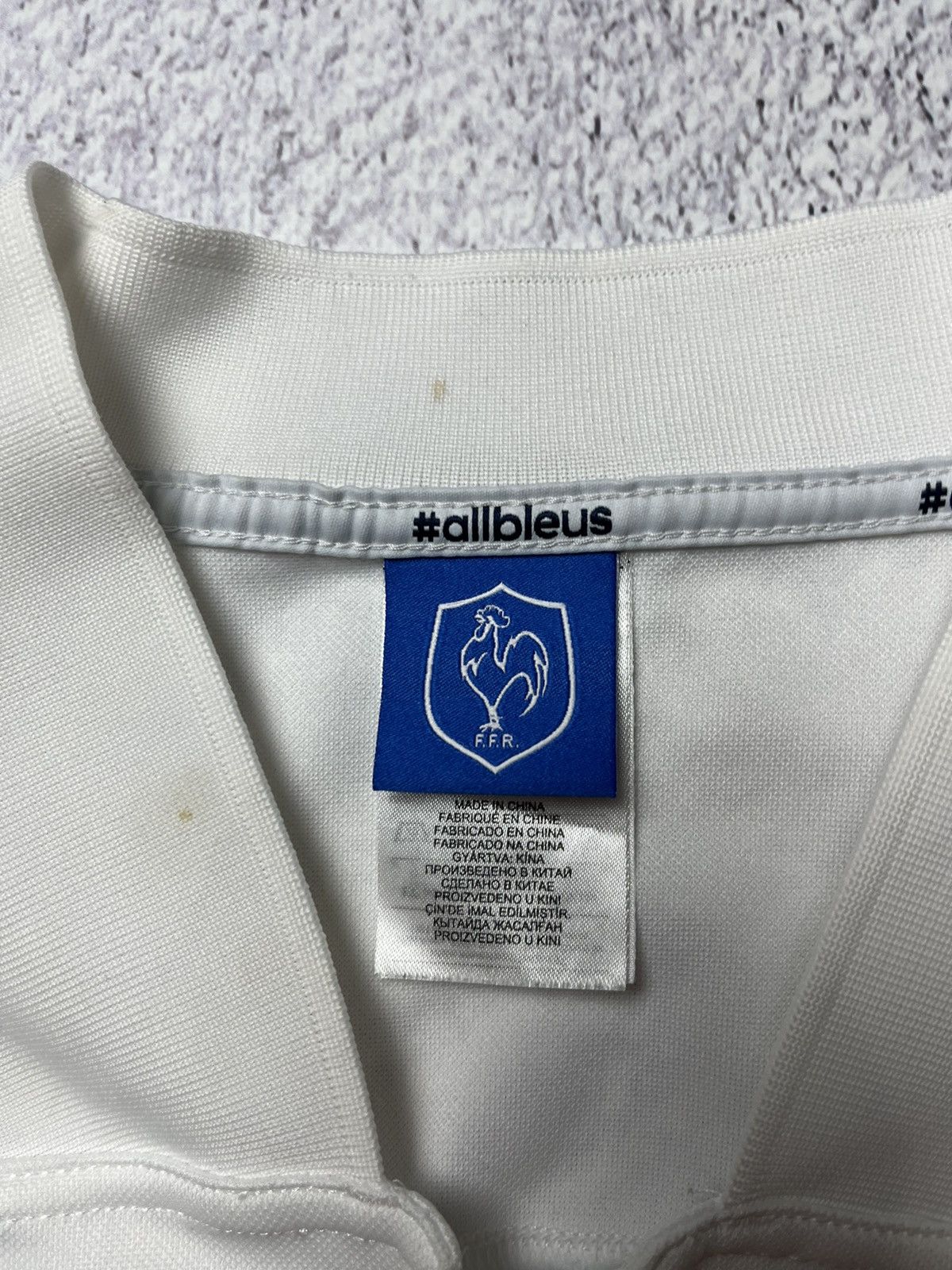 Adidas Vintage ADIDAS FFR 2018 Rugby Jersey ADIDAS FFR White Away Size US XL / EU 56 / 4 - 12 Thumbnail