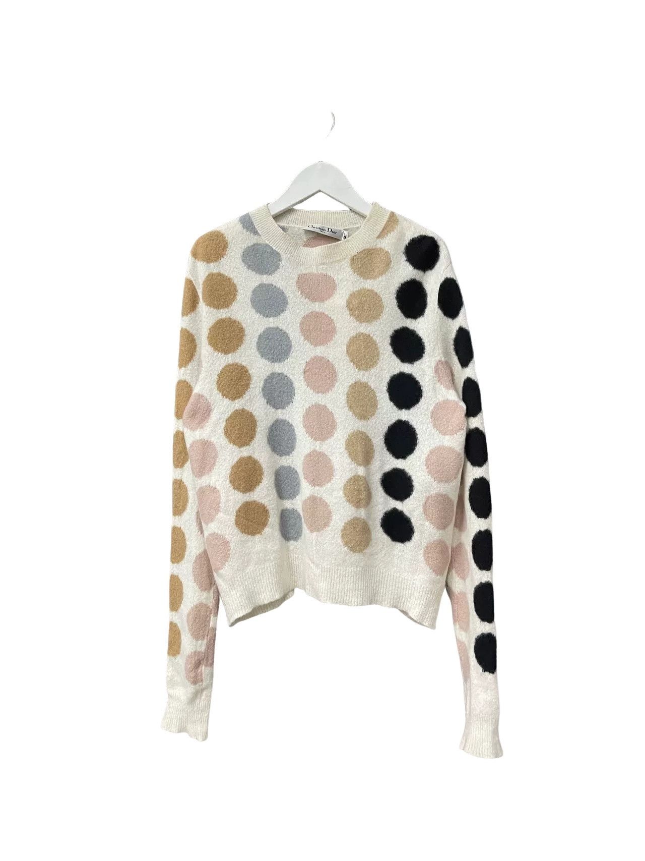 Dior Dior Polka Dot Cashmere Sweater FR 38 Size S / US 4 / IT 40 - 1 Thumbnail