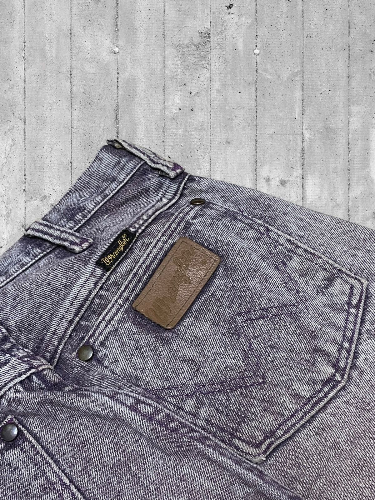 Designer × Vintage × Wrangler Og Vintage 1990s Designer Wrangler High Waist Scovill Zip Size US 27 - 18 Thumbnail