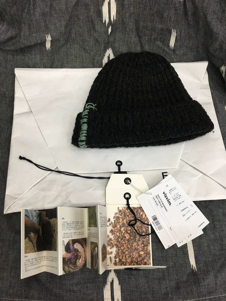 Visvim visvim 22AW SPOT KNIT CAP N. D. Mud dye natural mud dyed wo Size ONE SIZE - 1 Thumbnail