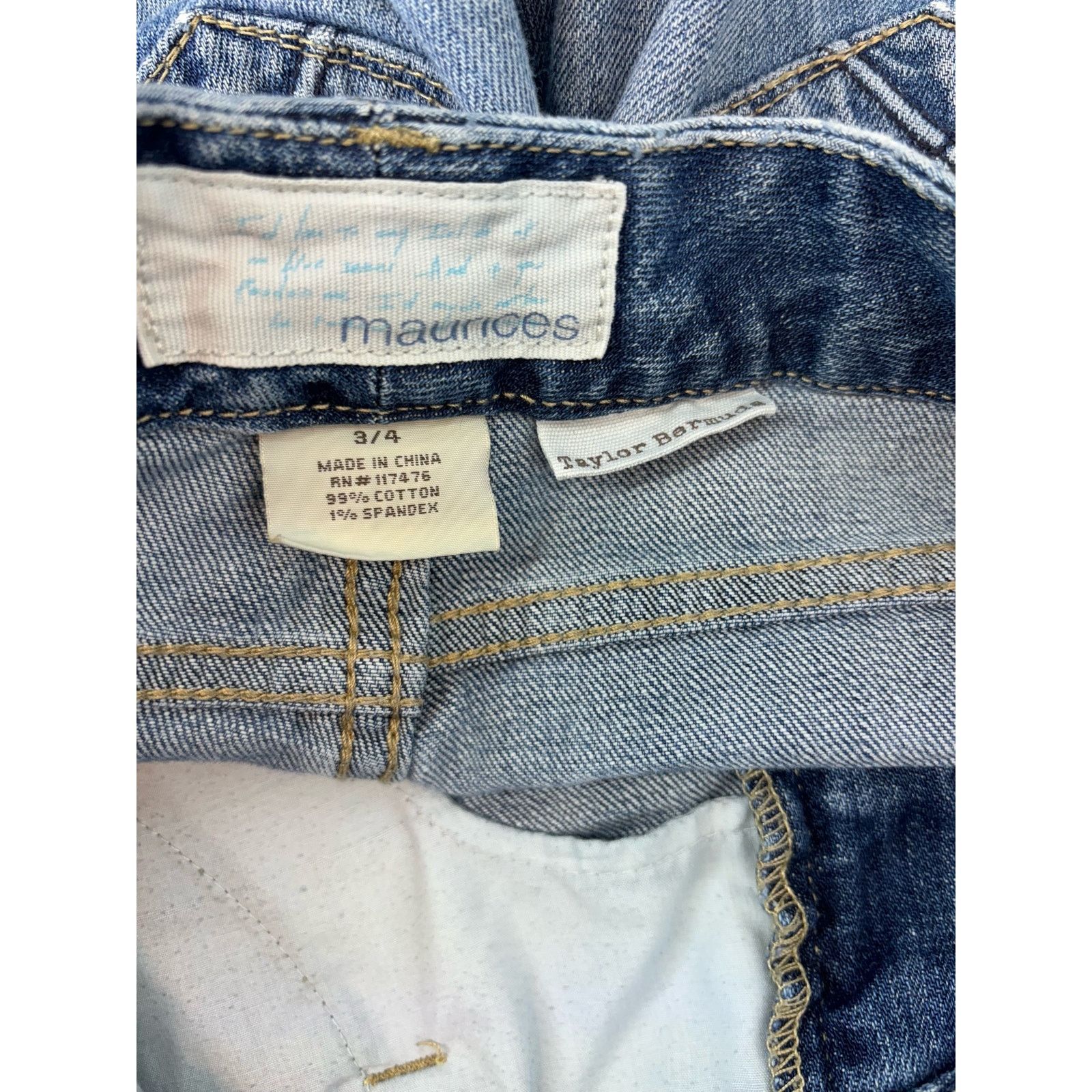 & Other Stories Maurices High Rise Denim Shorts Size 3/4 Size 27" / US 4 / IT 40 - 3 Thumbnail