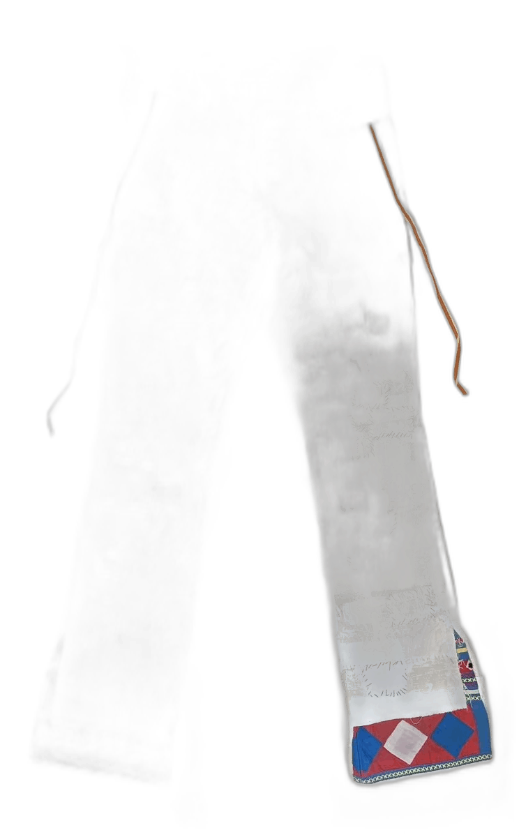 Undercover unique white denim pants with orange accents Size US 30 / EU 46 - 1 Thumbnail