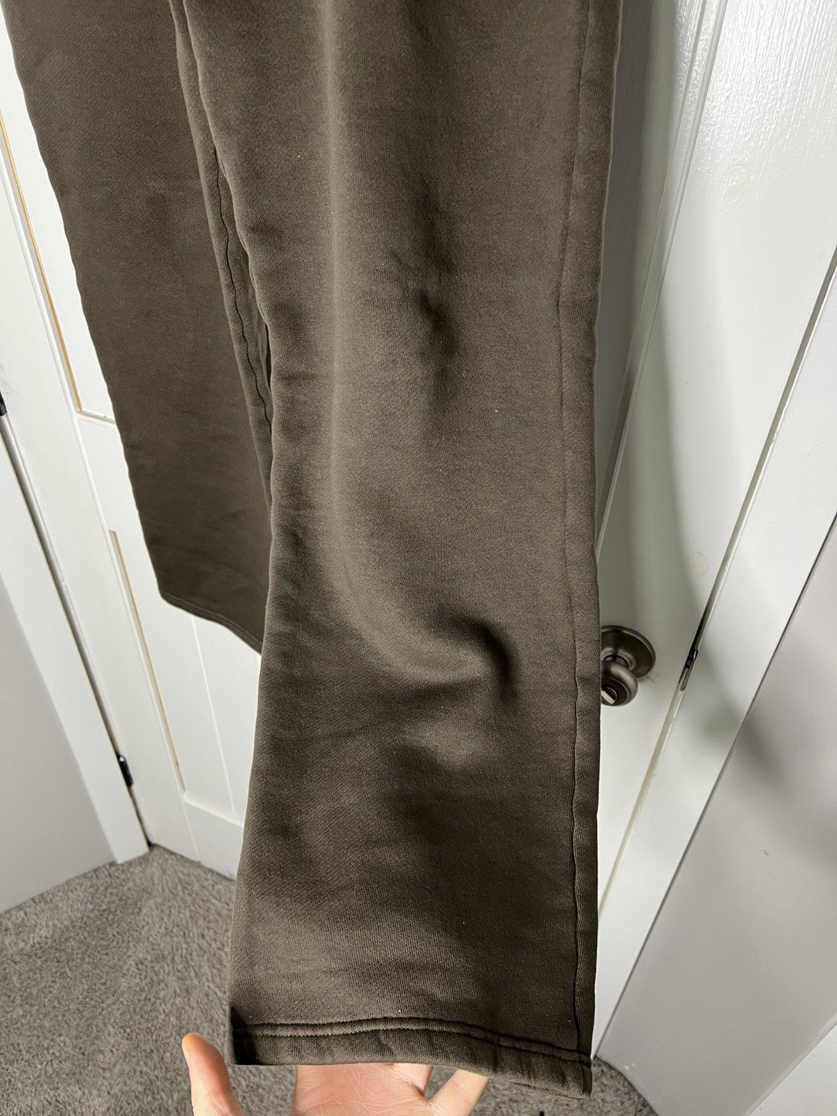 Other Velour Garments 450 GSM 'Dark Chocolate' Straight-leg Pants Size US 32 / EU 48 - 2 Thumbnail