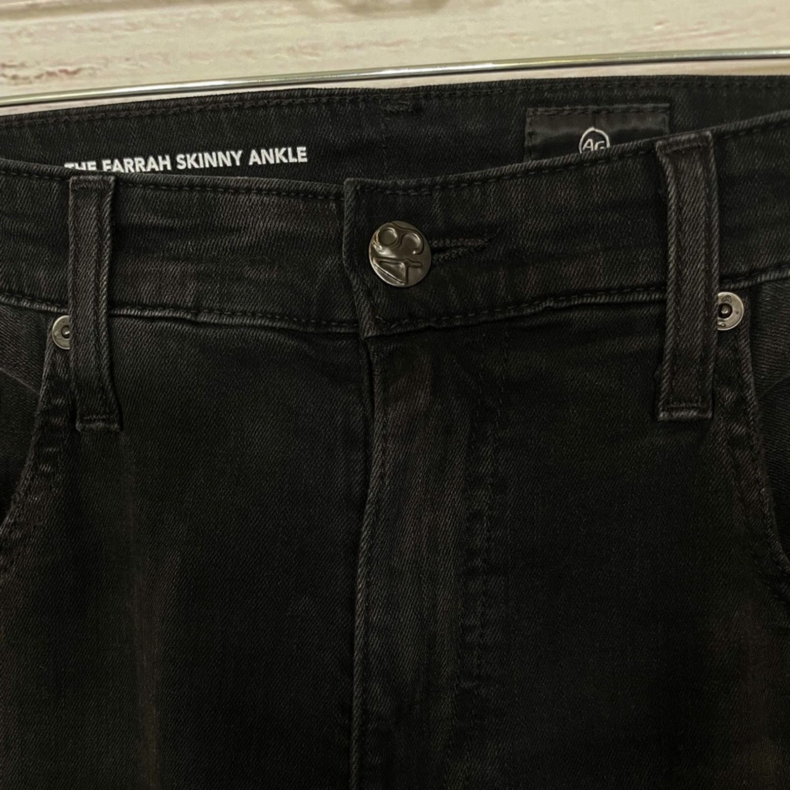 AG Adriano Goldschmied AG Jeans Black Skinny Ankle Jeans, EUC, Size 29, MSRP $228 Size 29" - 4 Thumbnail