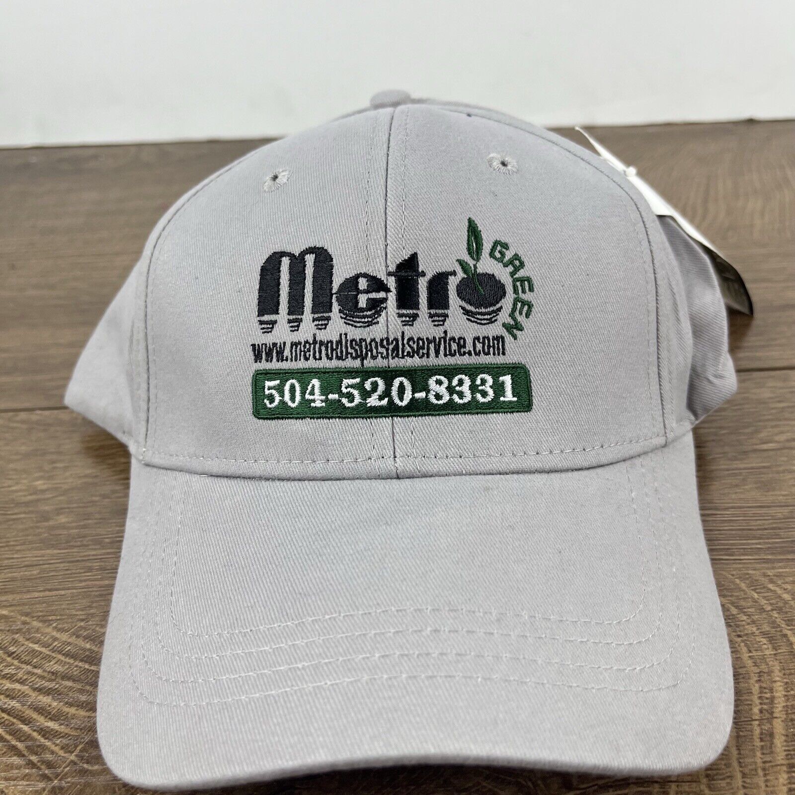 Other Metro Green Hat Gray Cap Adjustable Gray Adult Size Hat Size ONE SIZE - 5 Thumbnail