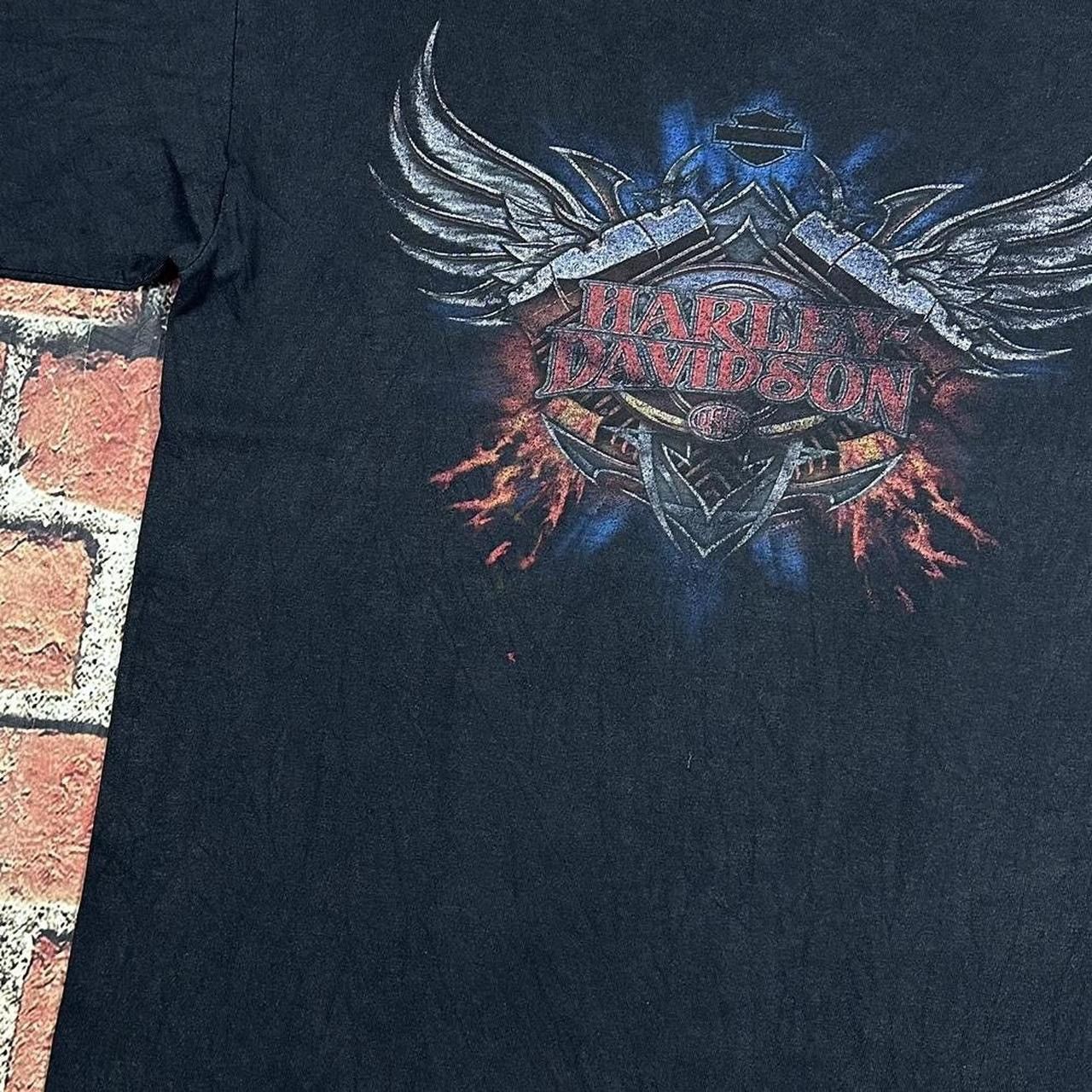 Vintage Vintage Harley Davidson Distressed Flames Tribal T-Shirt Size US L / EU 52-54 / 3 - 7 Thumbnail
