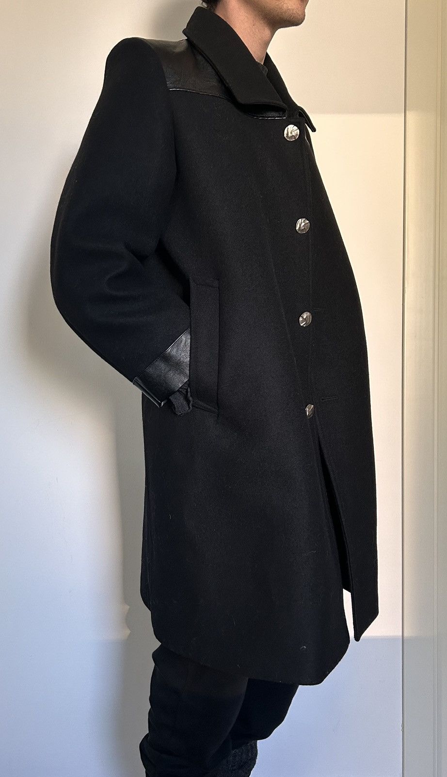 Maison Margiela Maison Margiela FW21/22 John Galliano black wool coat Size US M / EU 48-50 / 2 - 7 Thumbnail