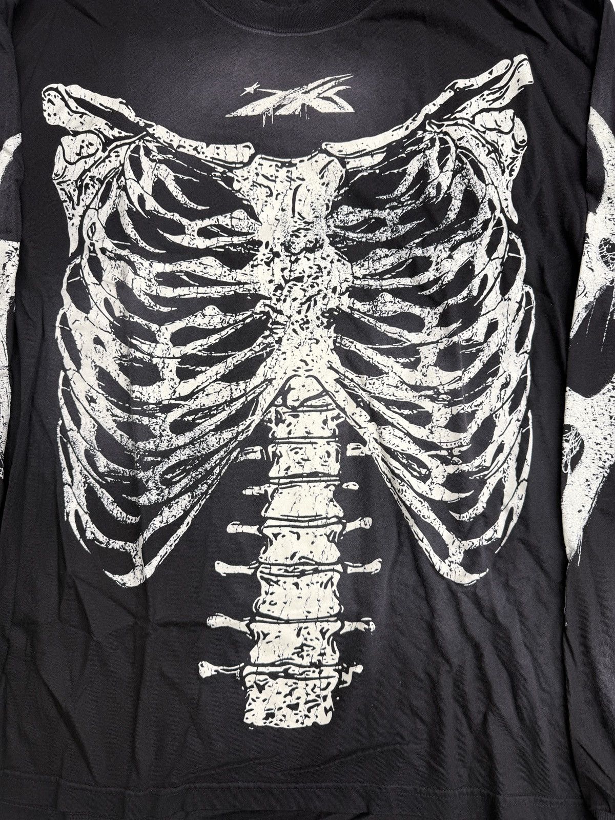 HELLSTAR Hellstar Skeleton Long Sleeve T-shirt Size US XXL / EU 58 / 5 - 1 Thumbnail