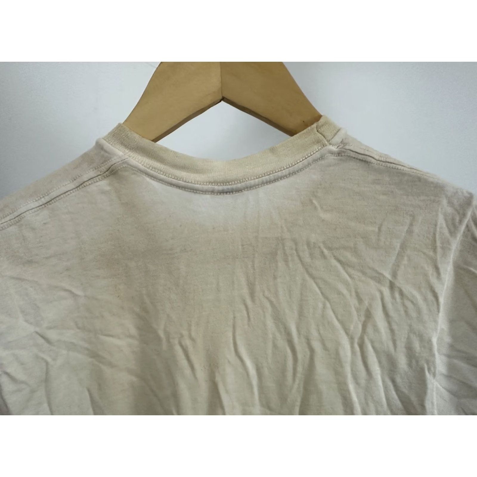 Vintage VTG 60s TownCraft T-Shirt Cream 38 Short Sleeve Distressed Worn Blank Cotton Mens Shirt Vintage Penny's TownCraft Shirt 60s Grunge Size US M / EU 48-50 / 2 - 6 Thumbnail