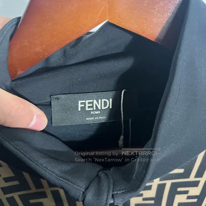 Fendi Fendi Full print zipper jacket Size XXL / US 16-18 / IT 52-54 - 3 Thumbnail