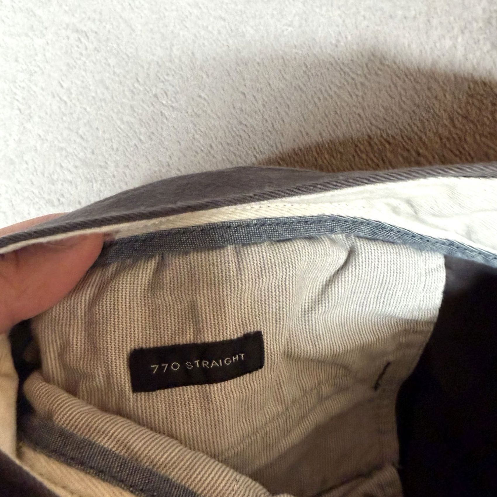 J.Crew J Crew Mens Pants Gray 31x30 Straight Cotton Twill Broken In Chino Size US 31 - 5 Thumbnail