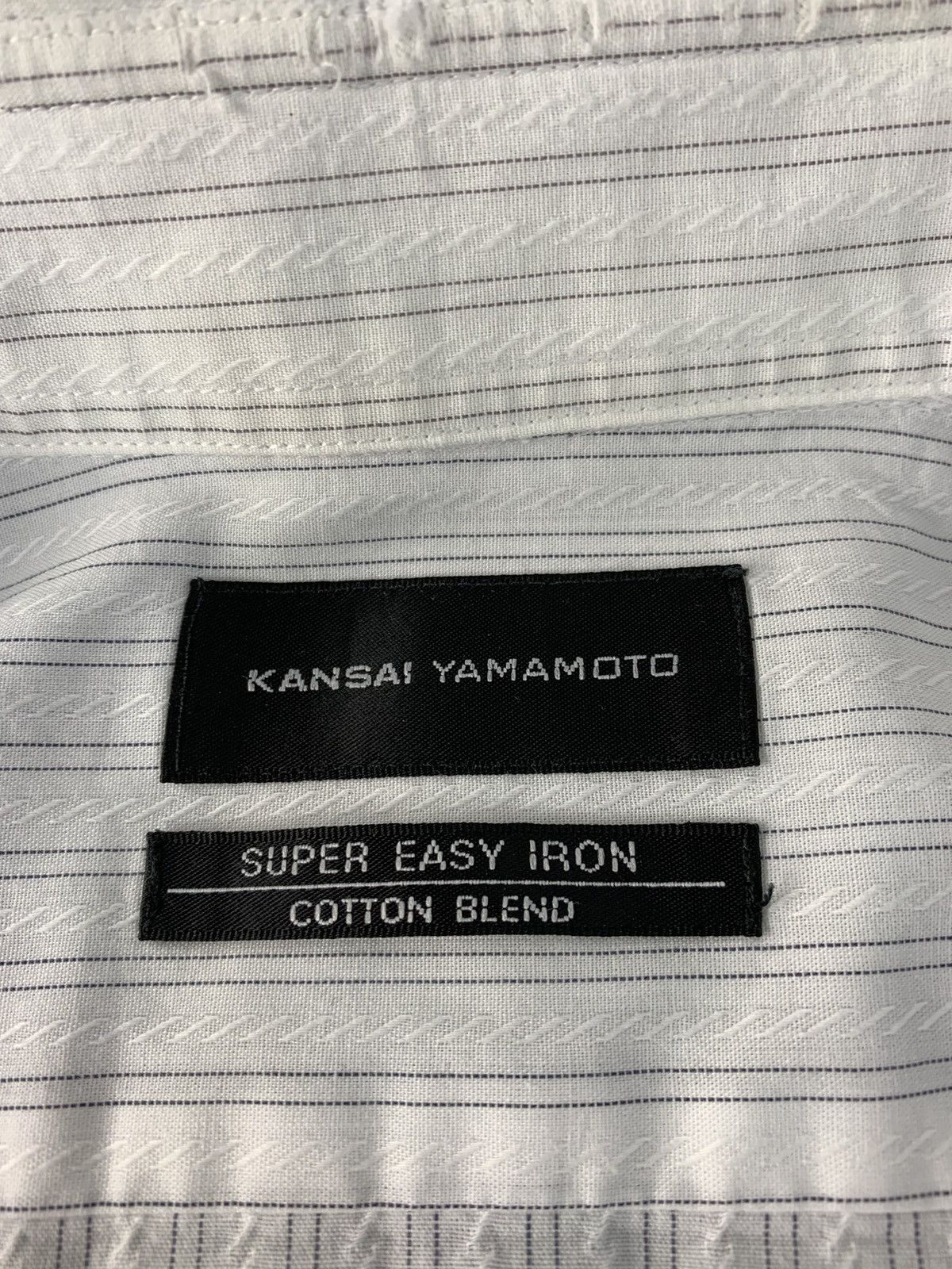 Kansai Yamamoto 90s Kansai Yamamoto Striped Casual Office Wear Cotton Blend Size US M / EU 48-50 / 2 - 4 Thumbnail